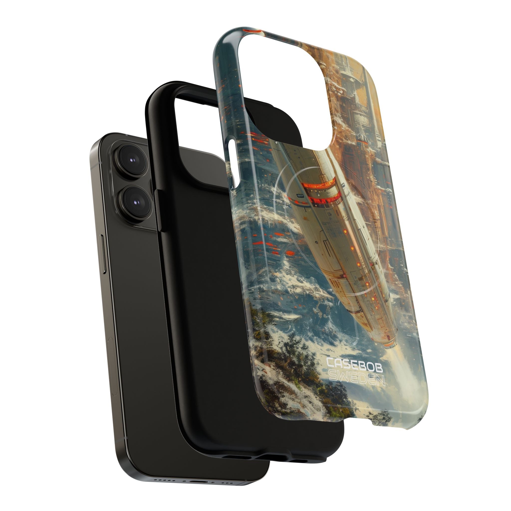 Futuristic Forest Voyage iPhone 14 - Tough+