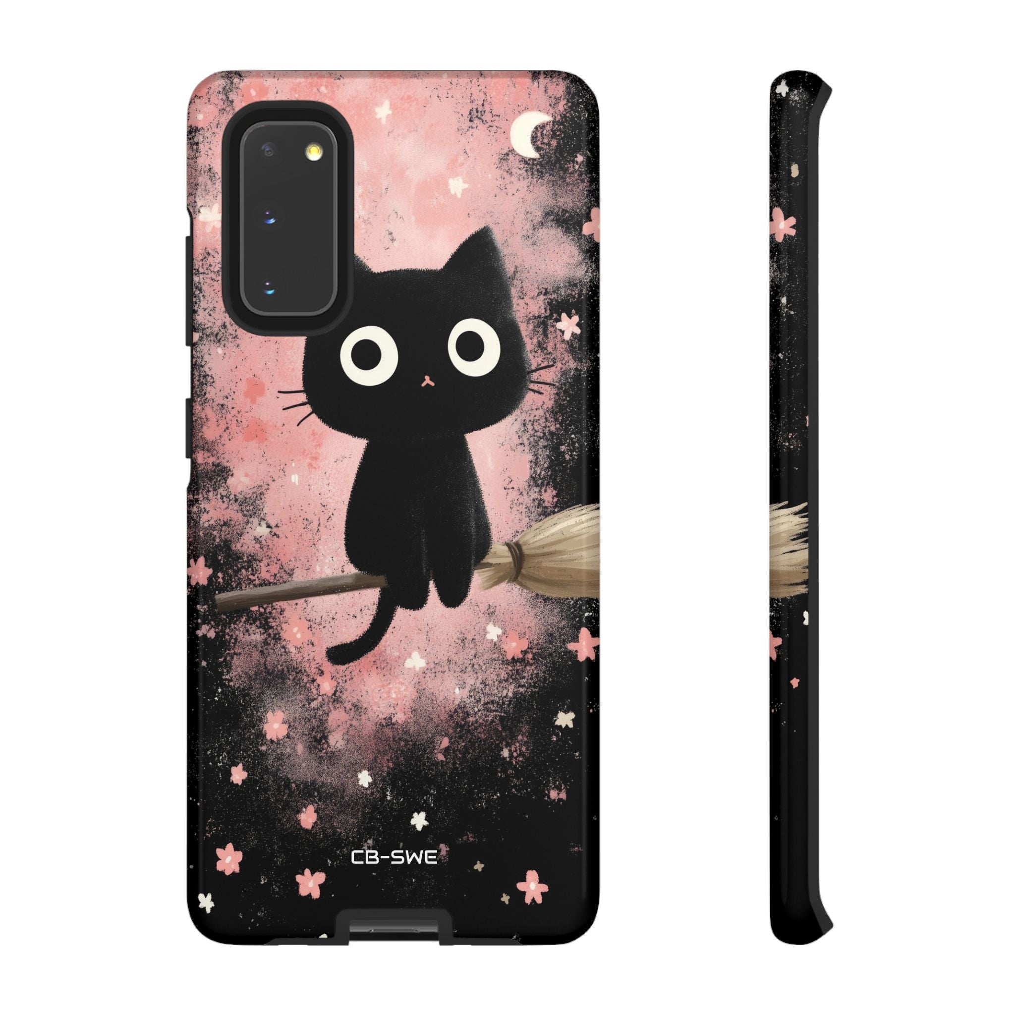 Whimsical Cat Soars - Samsung Case