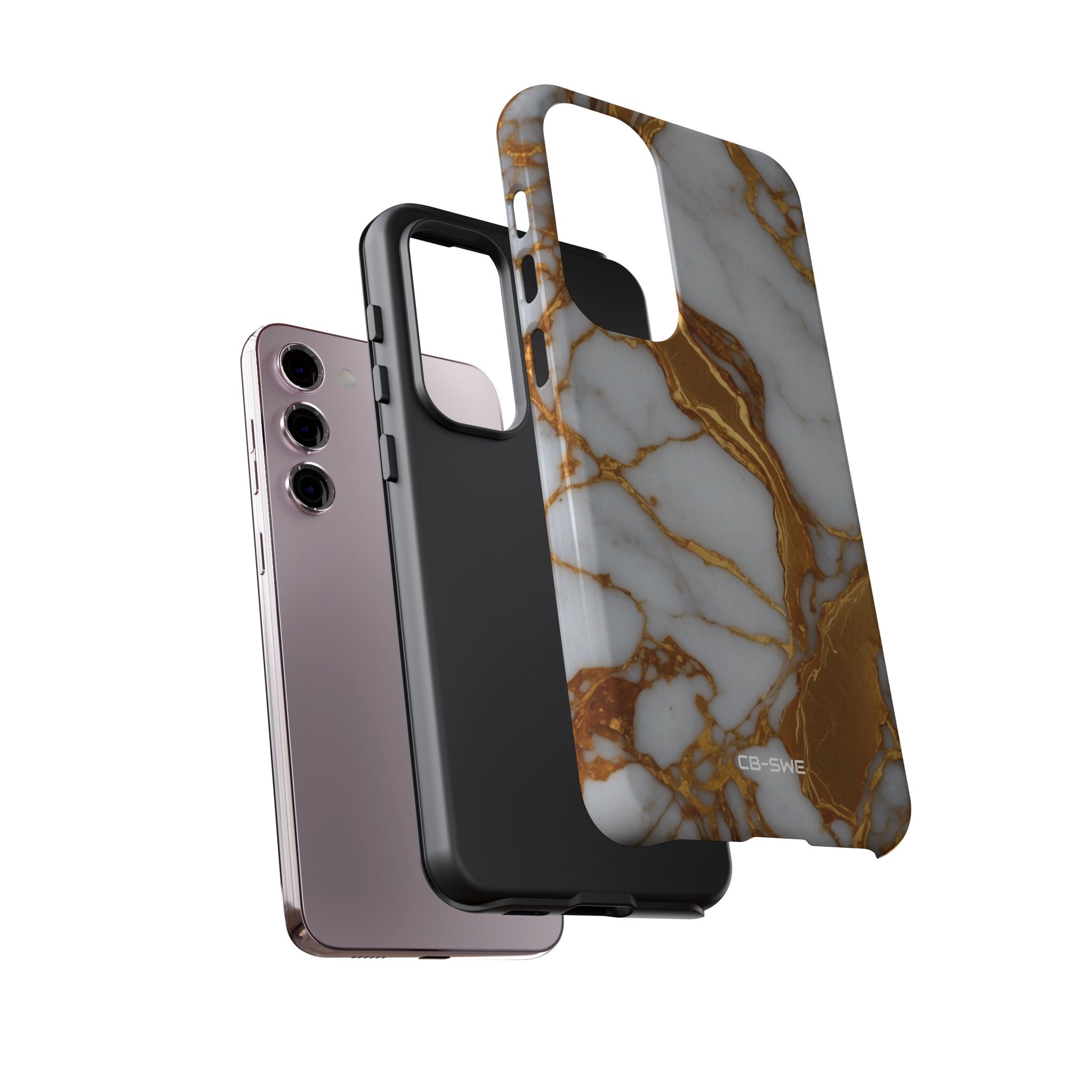 Golden Veins Flow - Samsung Case