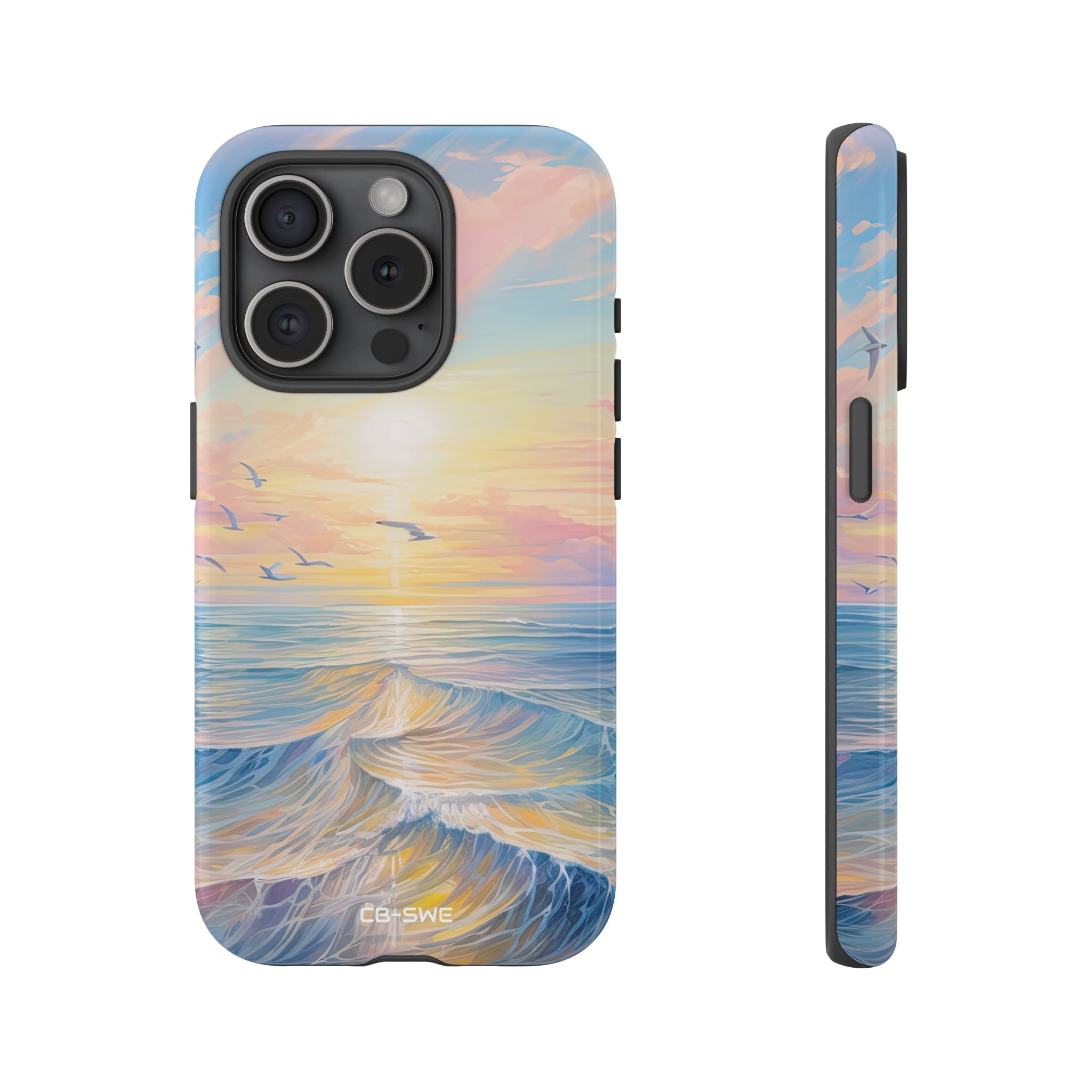 Gentle Waves Embrace - iPhone Case