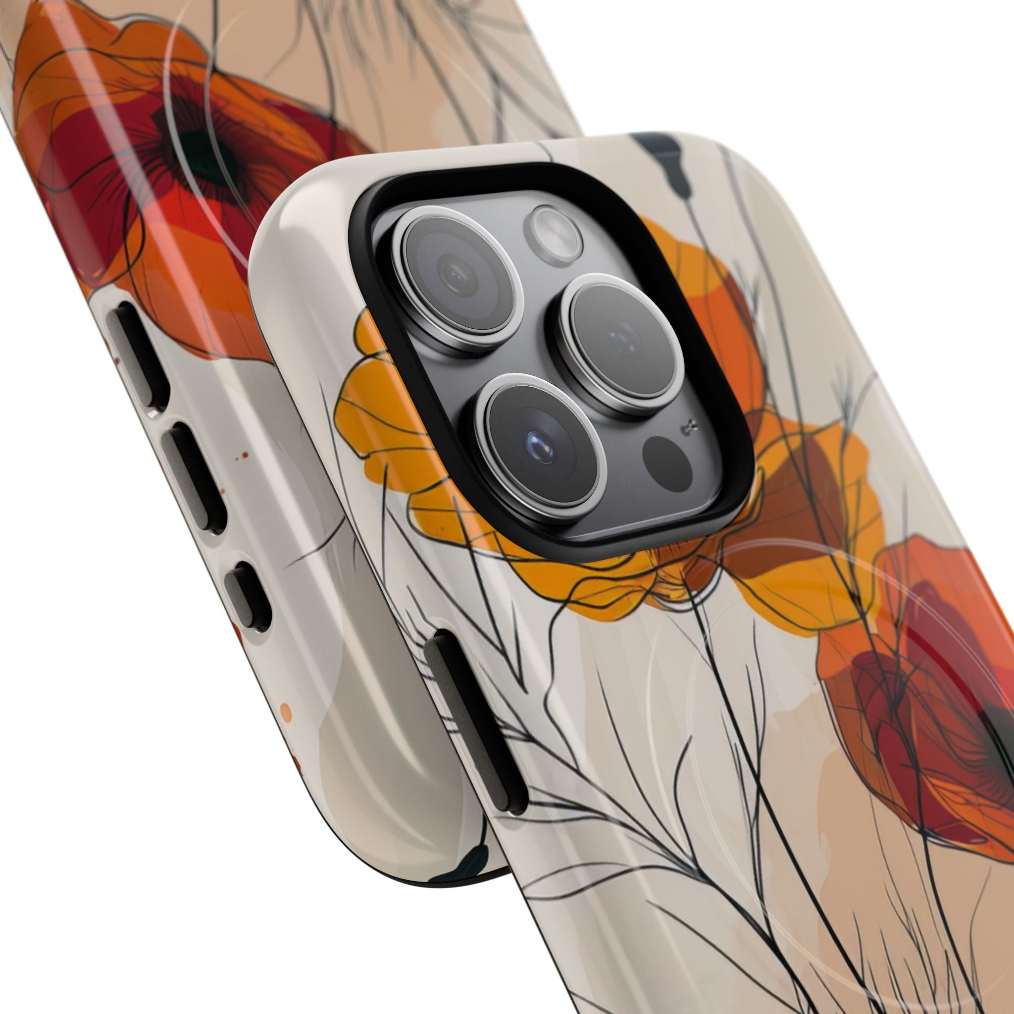 Golden Bloom Dance iPhone 15 - Tough+