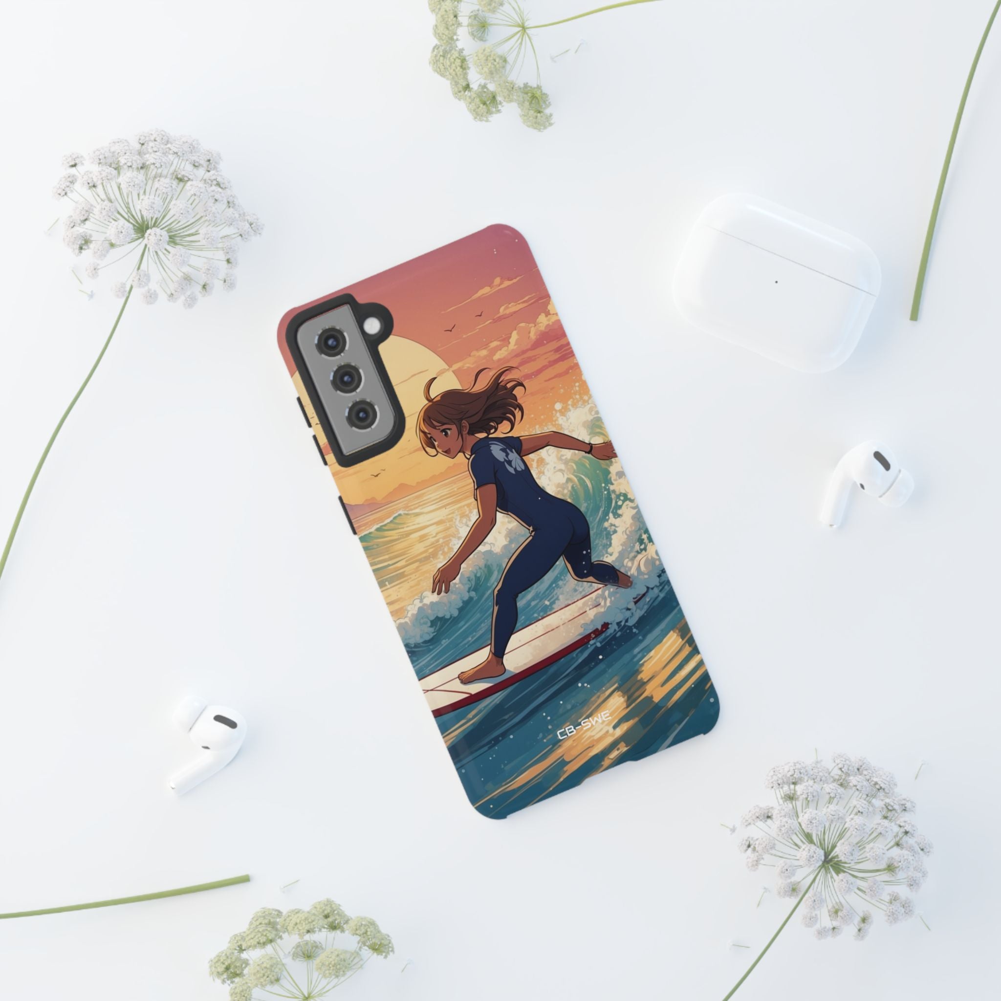 Surfing Into Sunset - Samsung Case