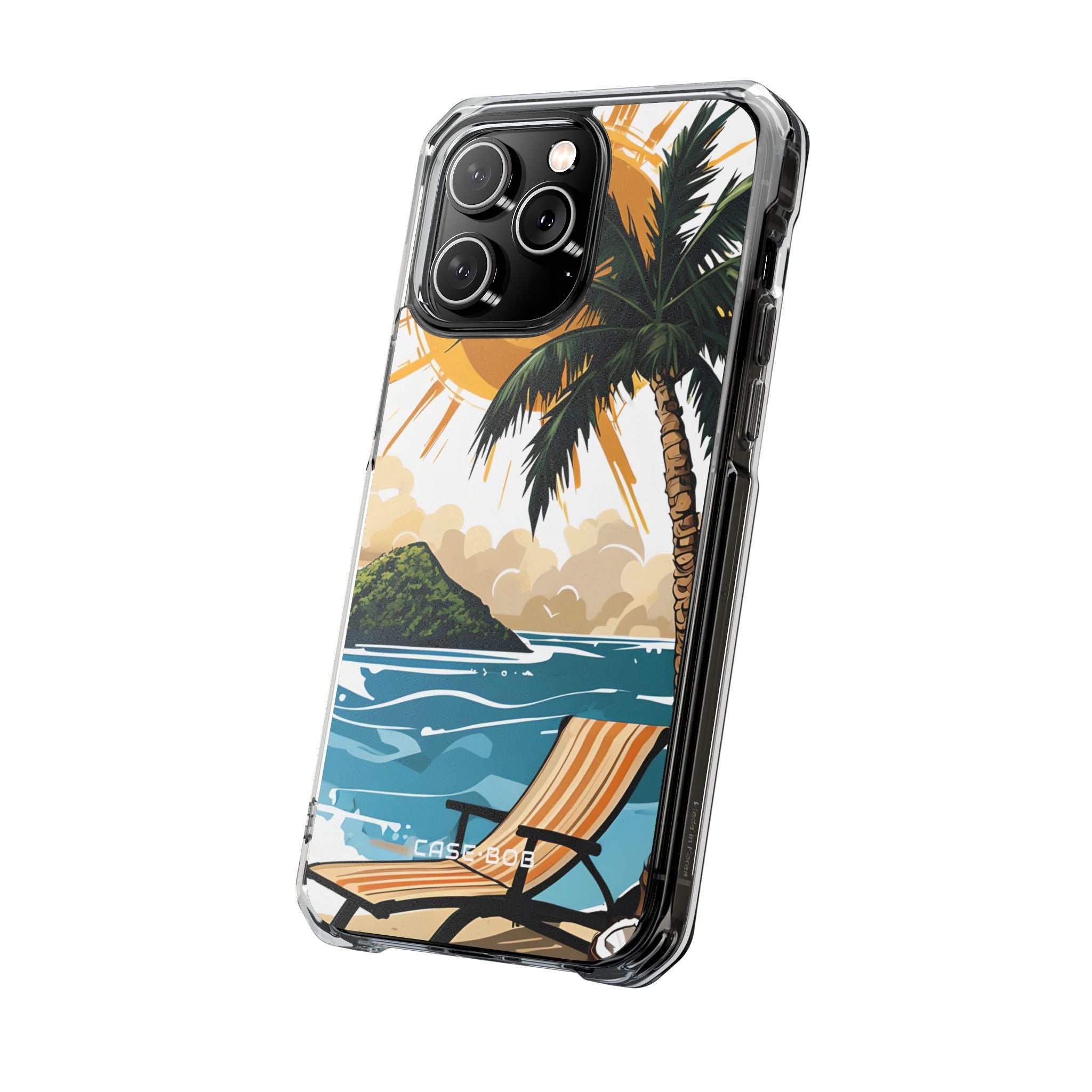 Sunny Palm Breeze iPhone 14 Pro Max Case - Impact