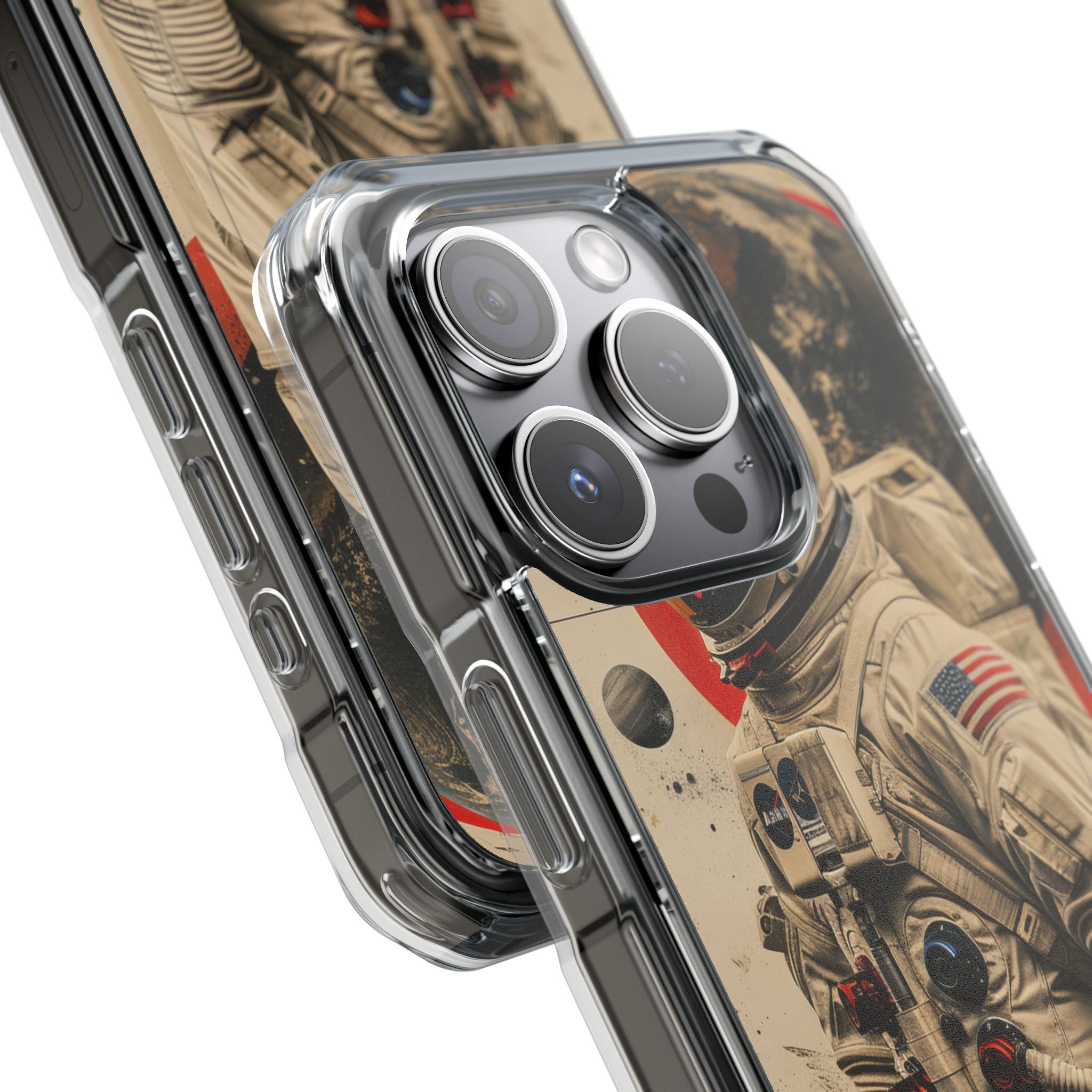 Cosmic Voyager Drift iPhone 15 - Impact Clear+