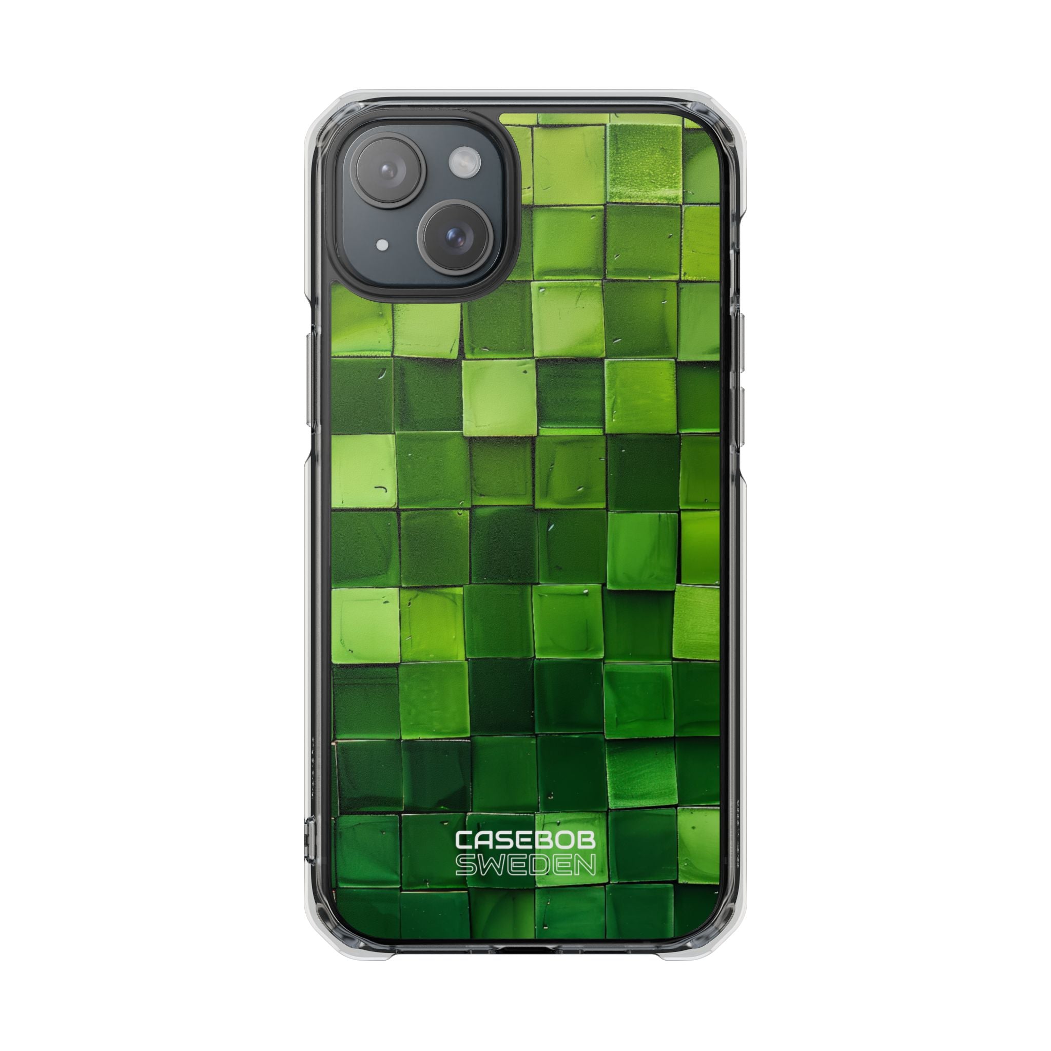 Green Tile Harmony iPhone 15 - Impact Clear+