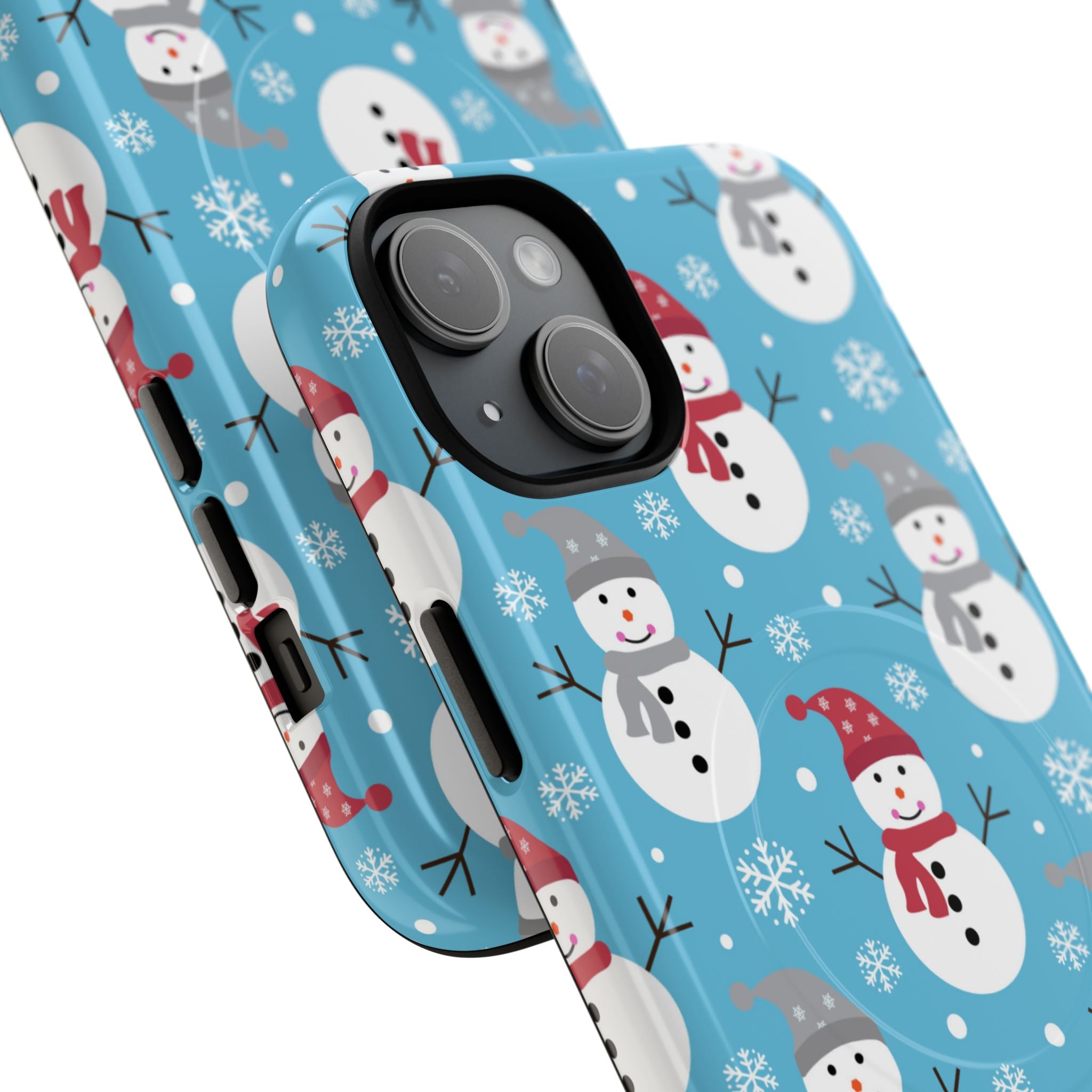 Snowman Parade iPhone 15 Plus Case - Tough+