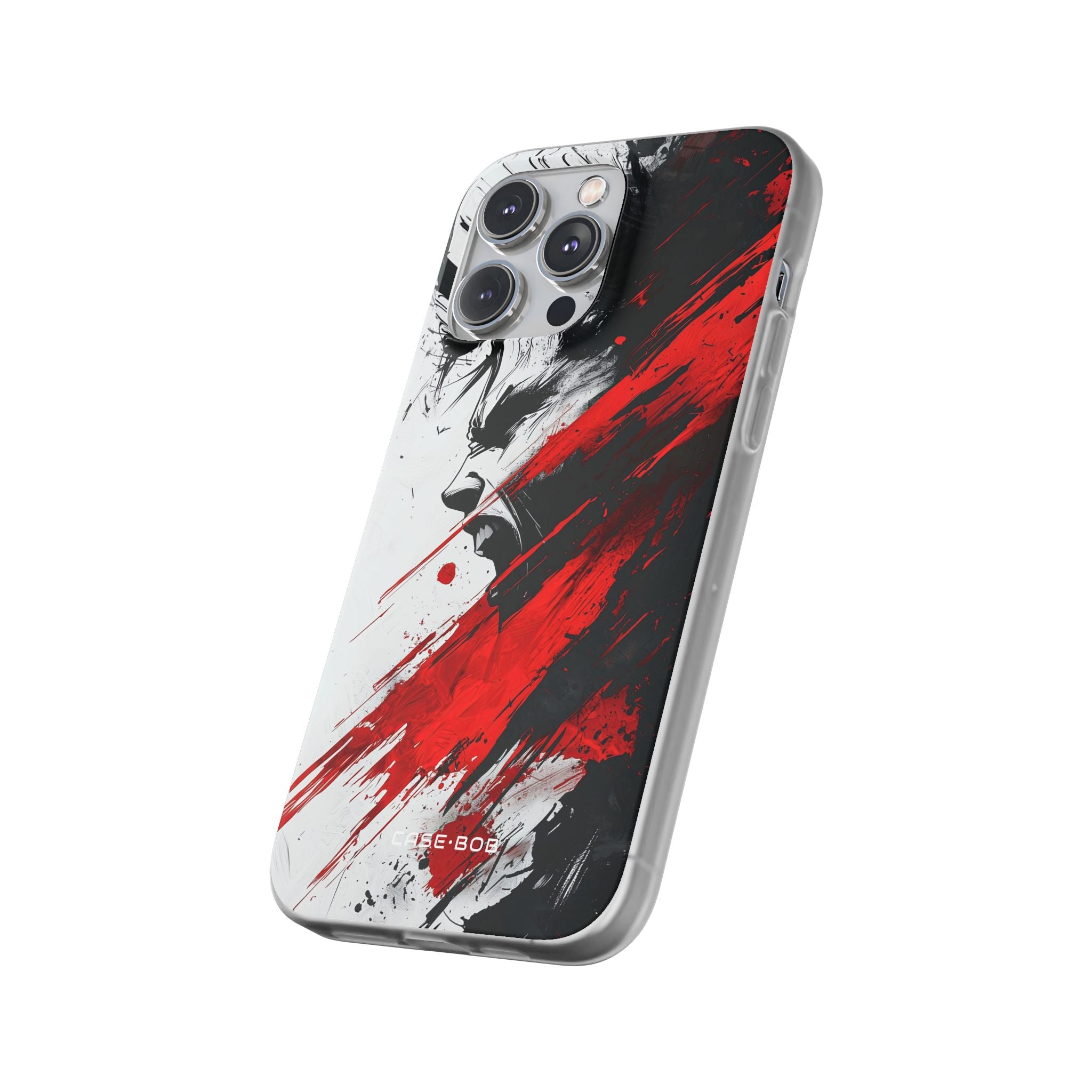 Yelling Profile Burst iPhone 14 Pro Max Case - Soft