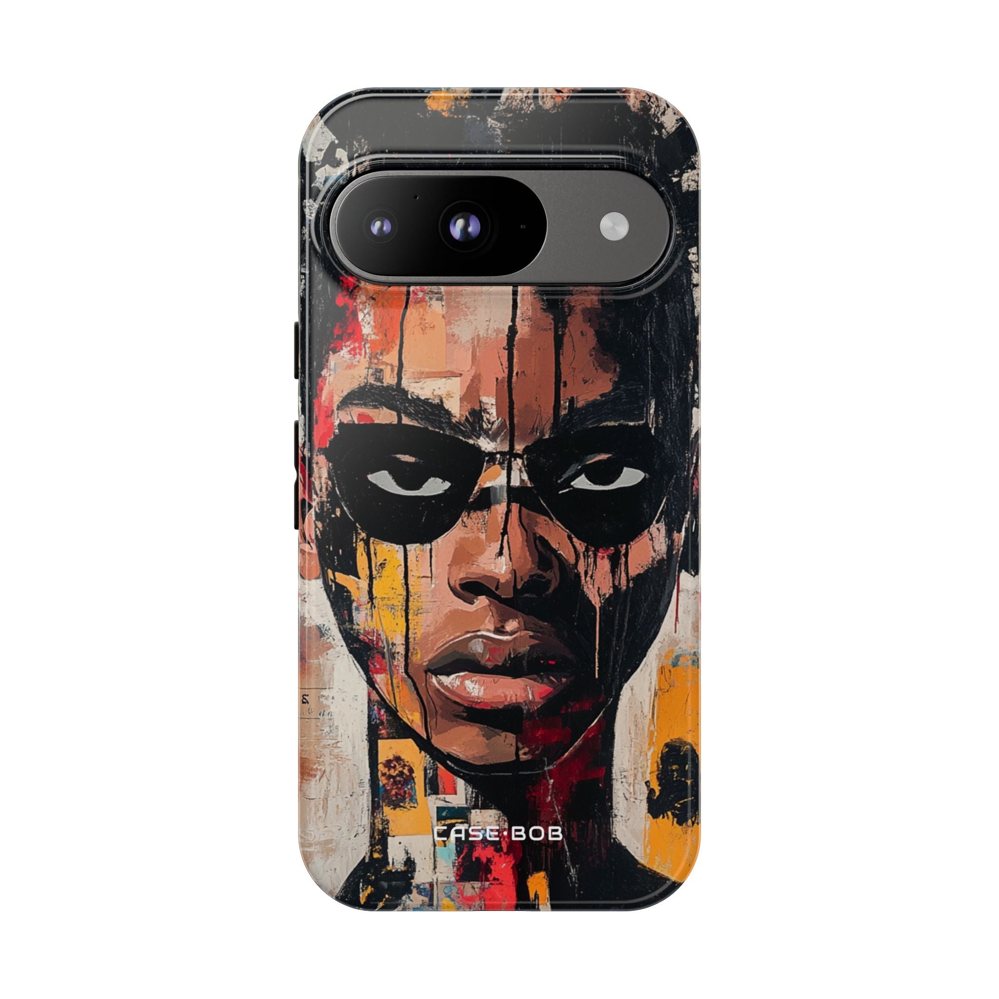 Masked Portrait Drips Google Pixel 9 Case - Tough