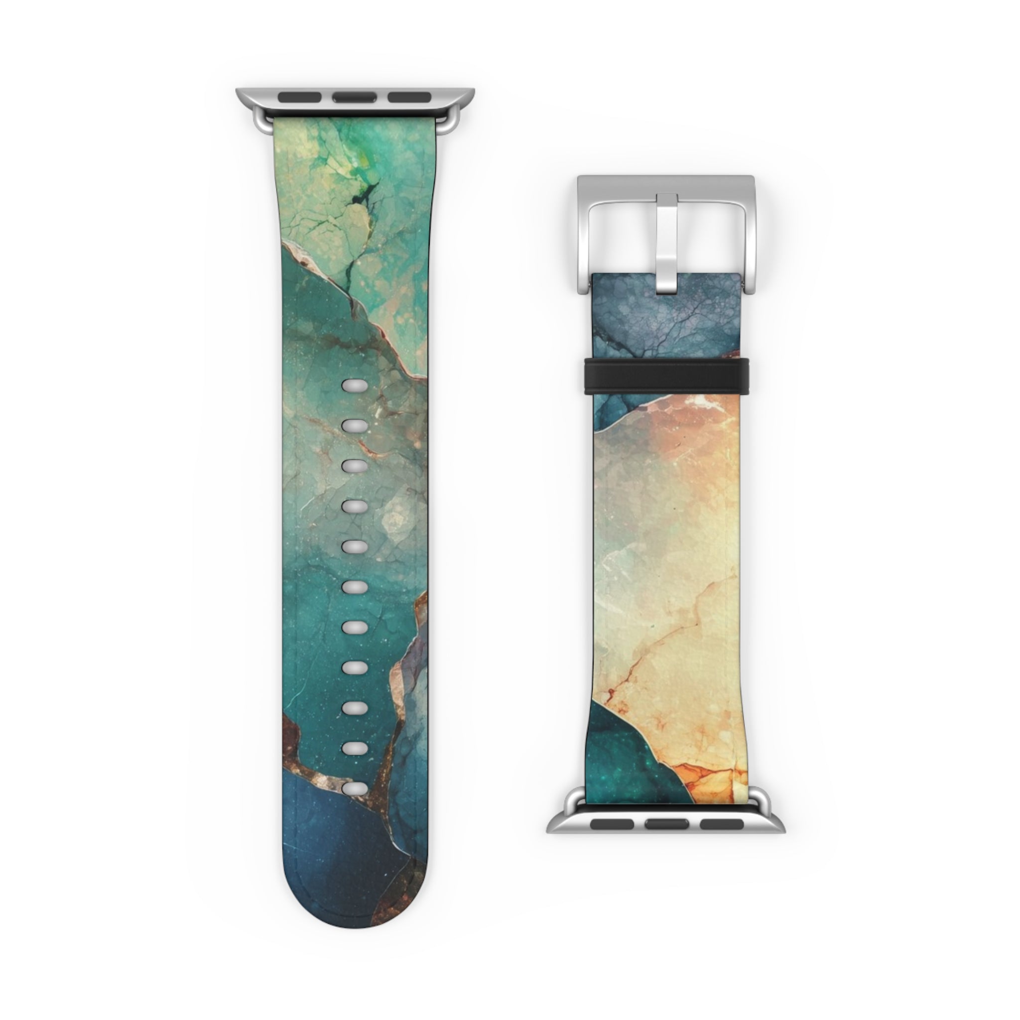 Fractured Gemstone Teal - Watch Band