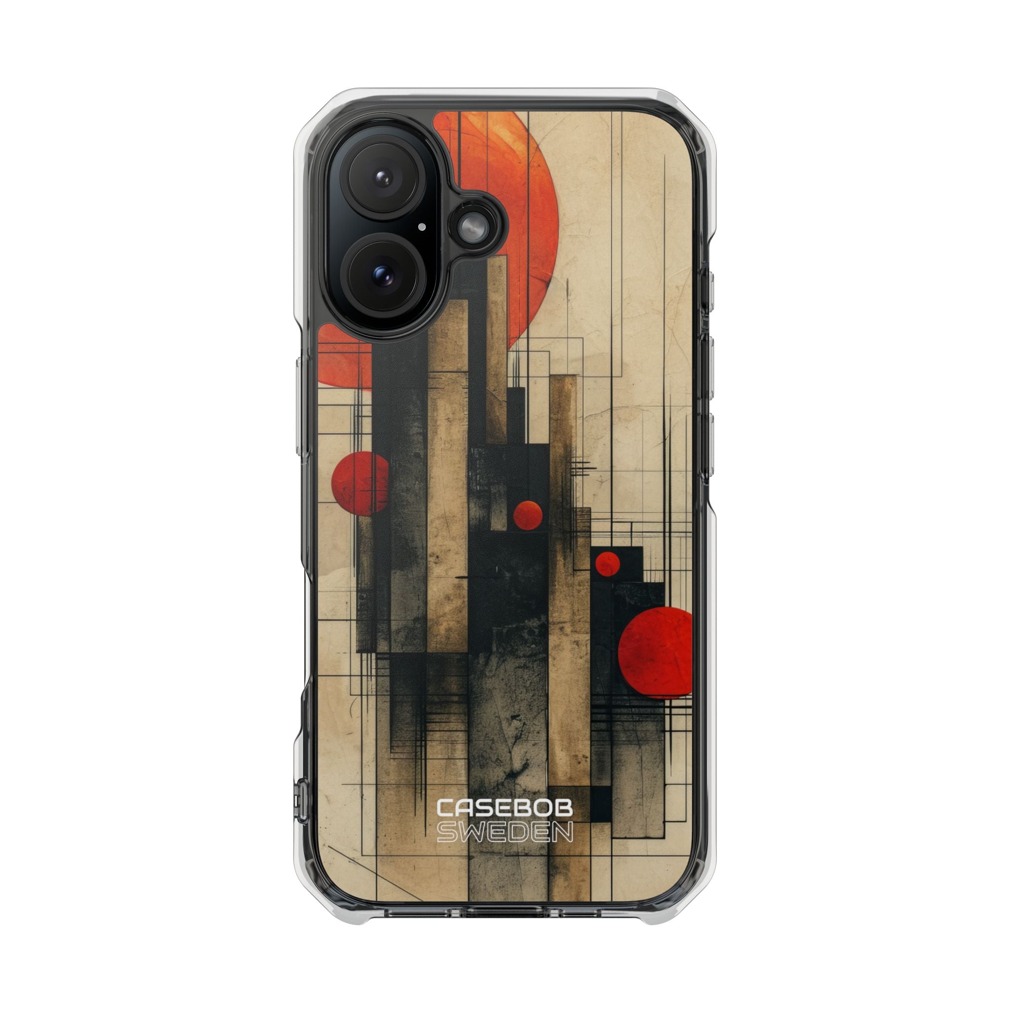 Geometric Cityscape Essence iPhone 16 - Impact Clear+
