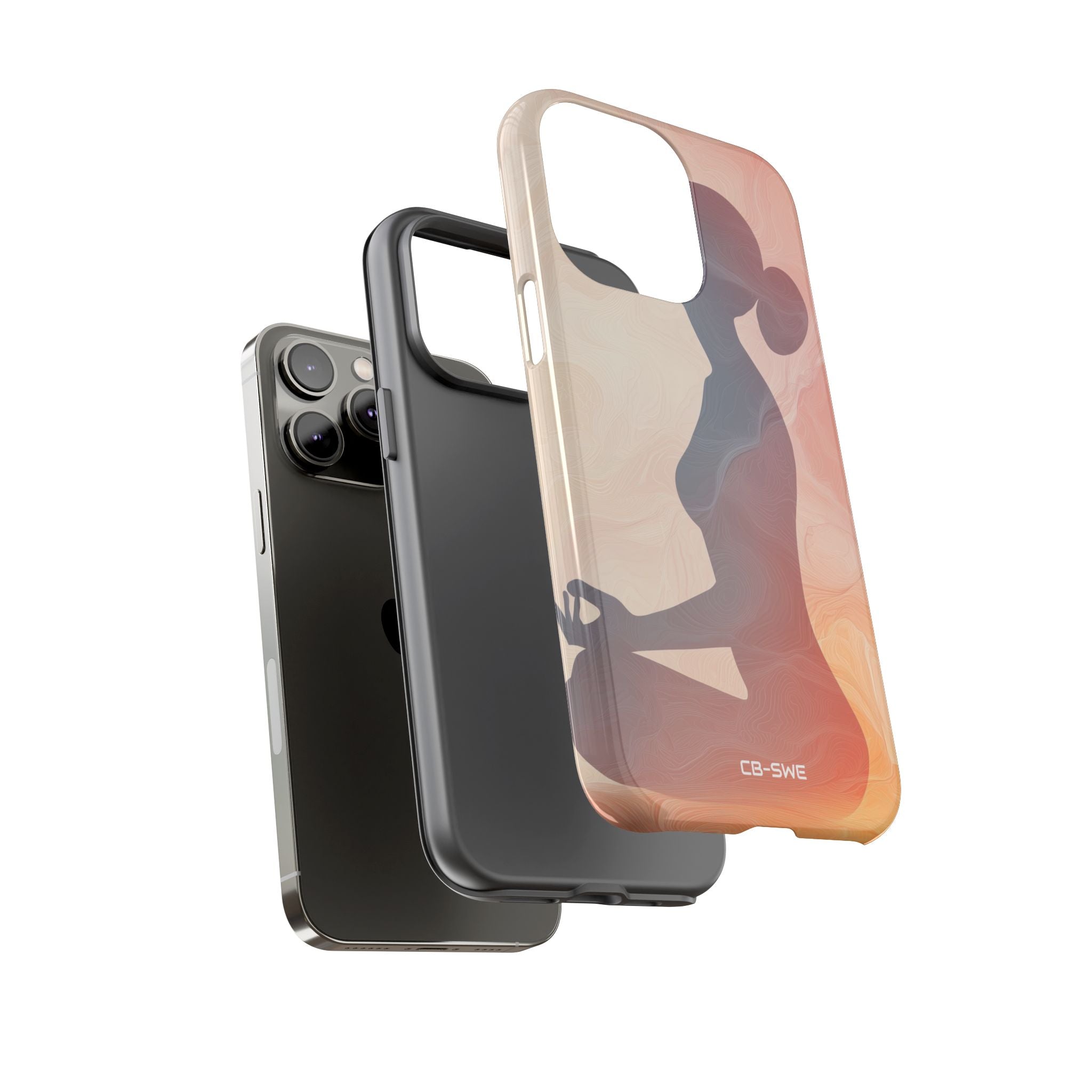 Meditator Embraces Flow - iPhone Case