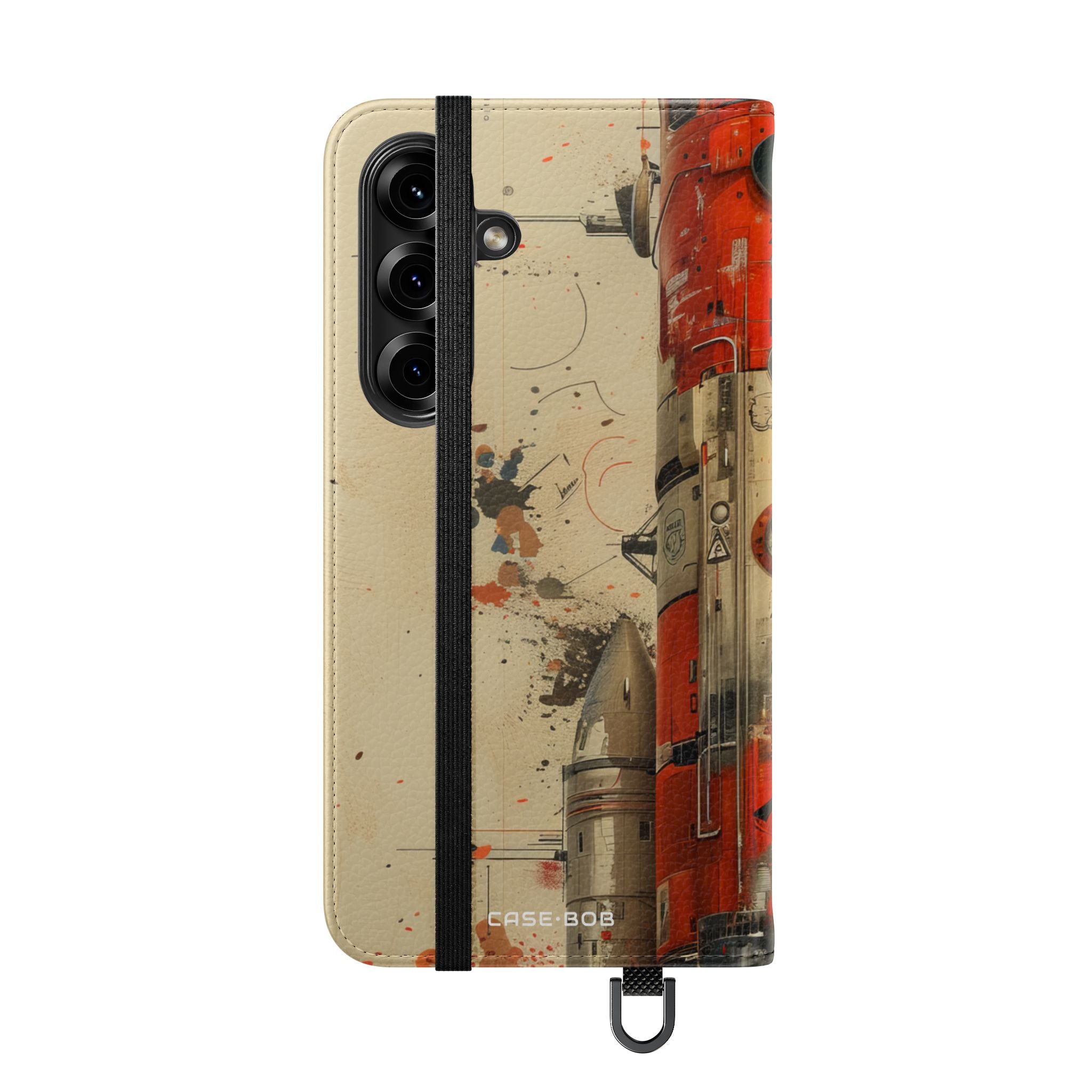 Crimson Rocket - Samsung S25 Case - Wallet