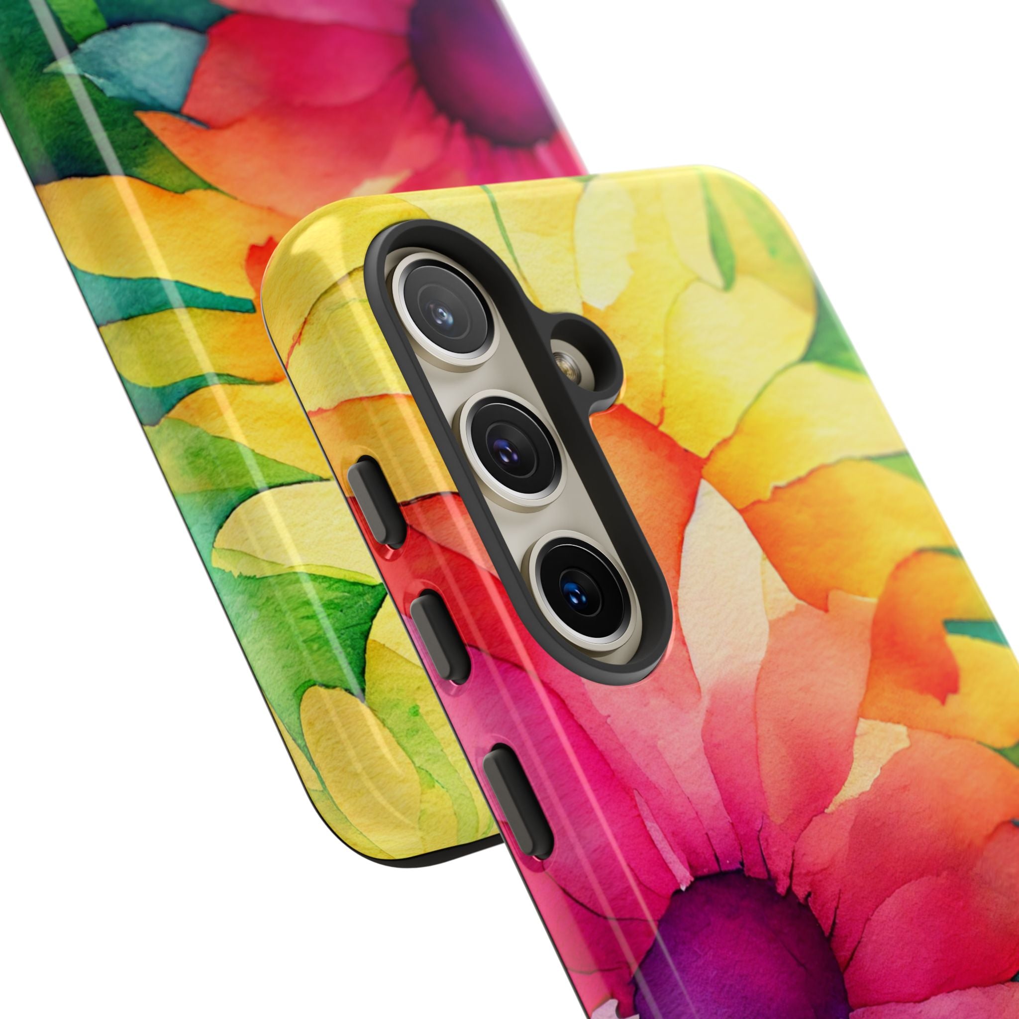 Vibrant Floral Symphony - Samsung Case