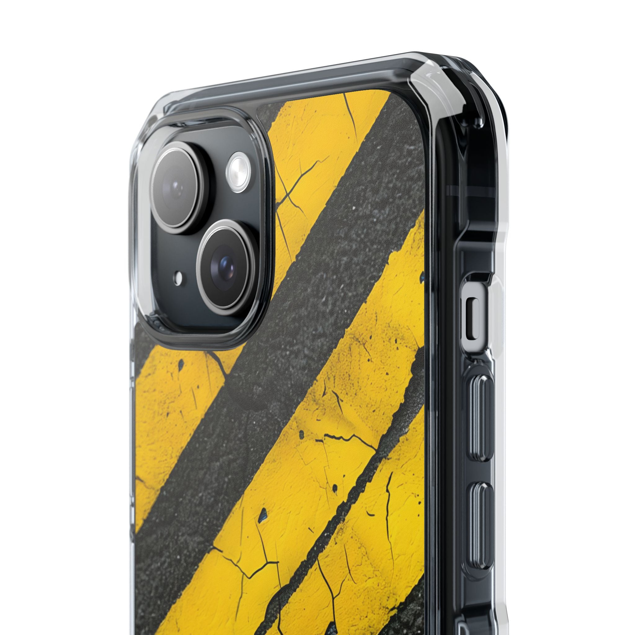 Cracked Caution iPhone 15 Case - Impact
