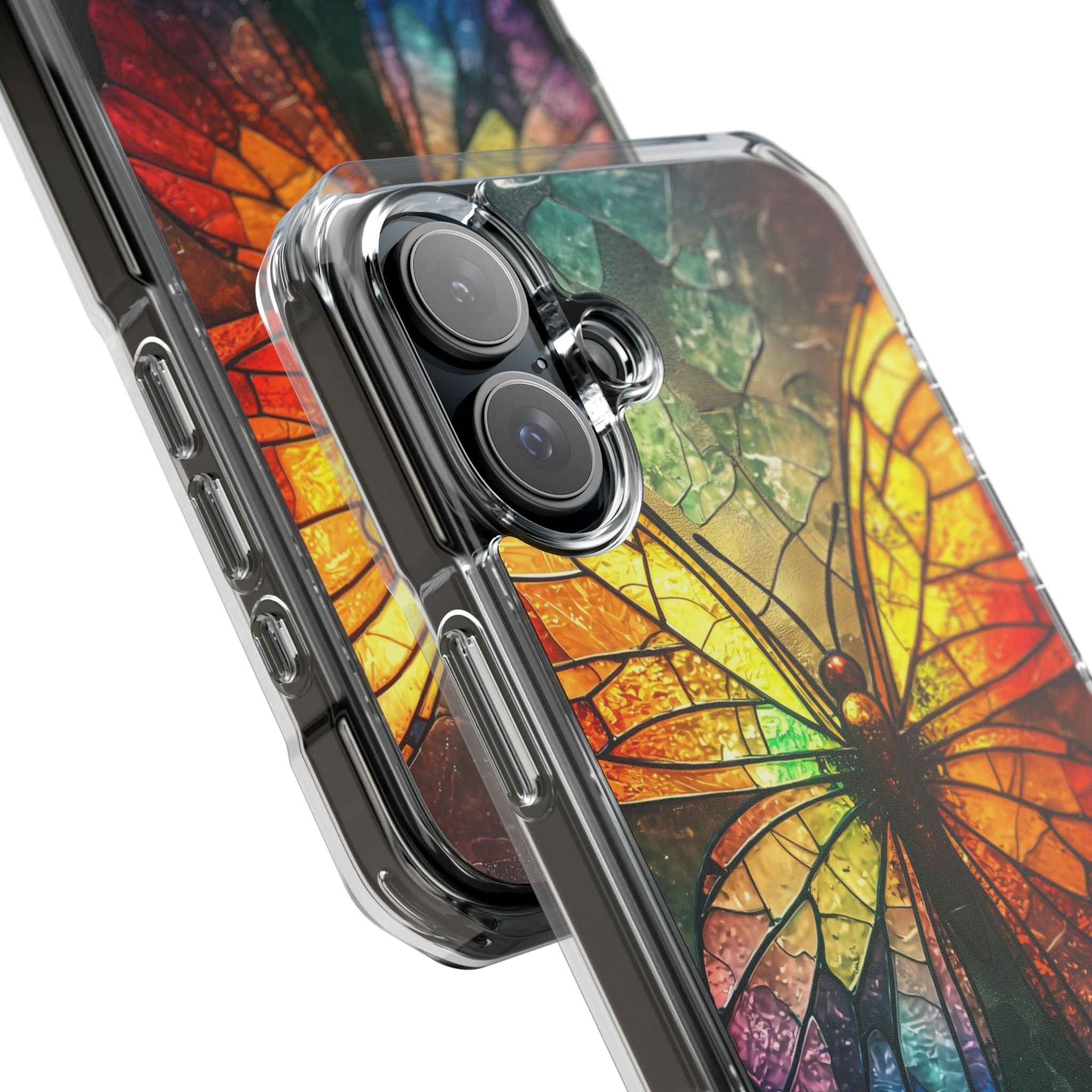Stained Glass Butterfly iPhone 16 Plus Case - Impact