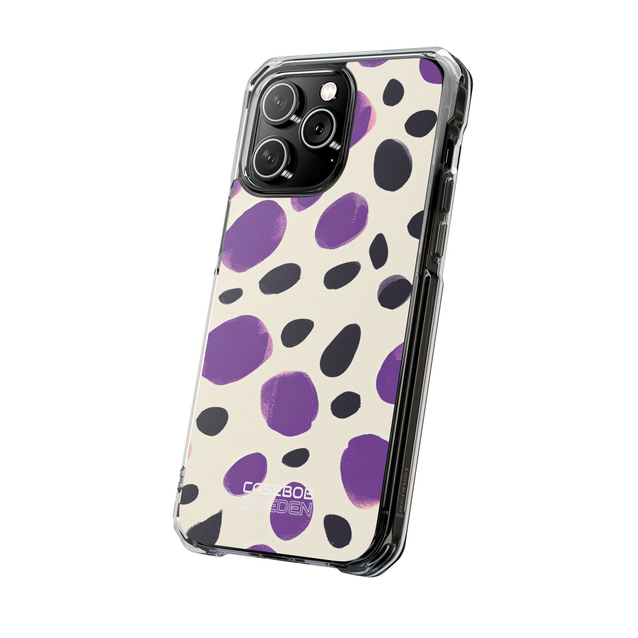 Purple Pebble Dance iPhone 14 - Impact Clear+
