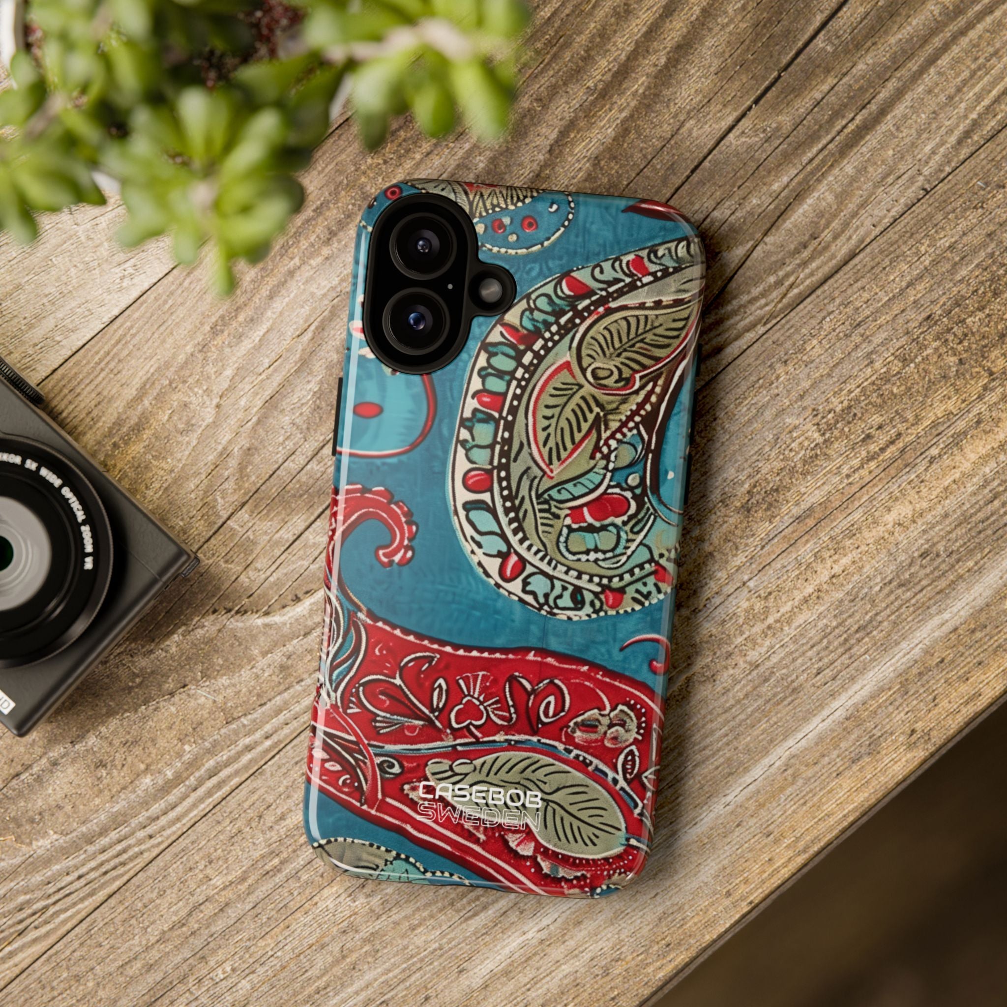 Paisley Floral Fusion iPhone 16 - Tough