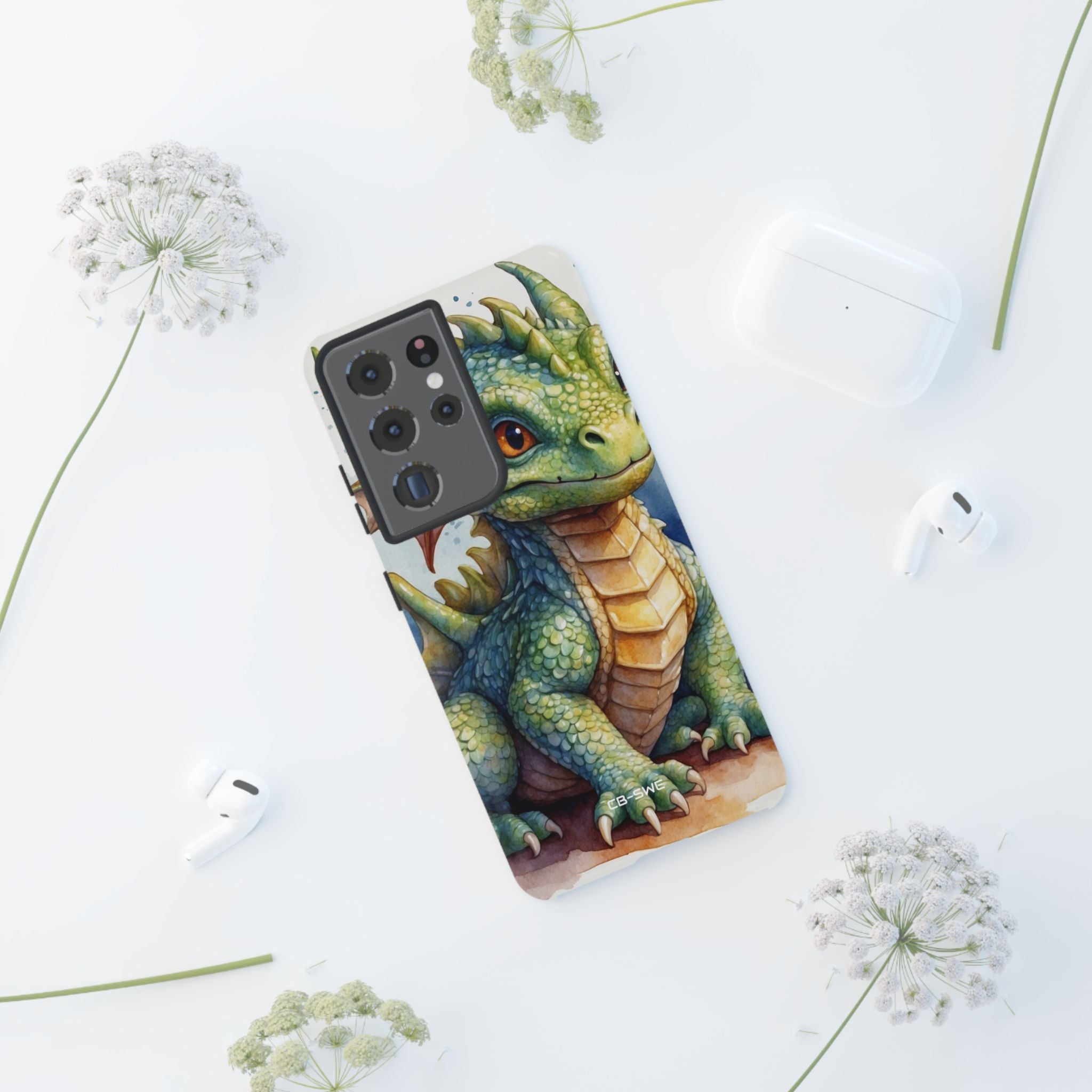 Green Dragon Smiles - Samsung Case