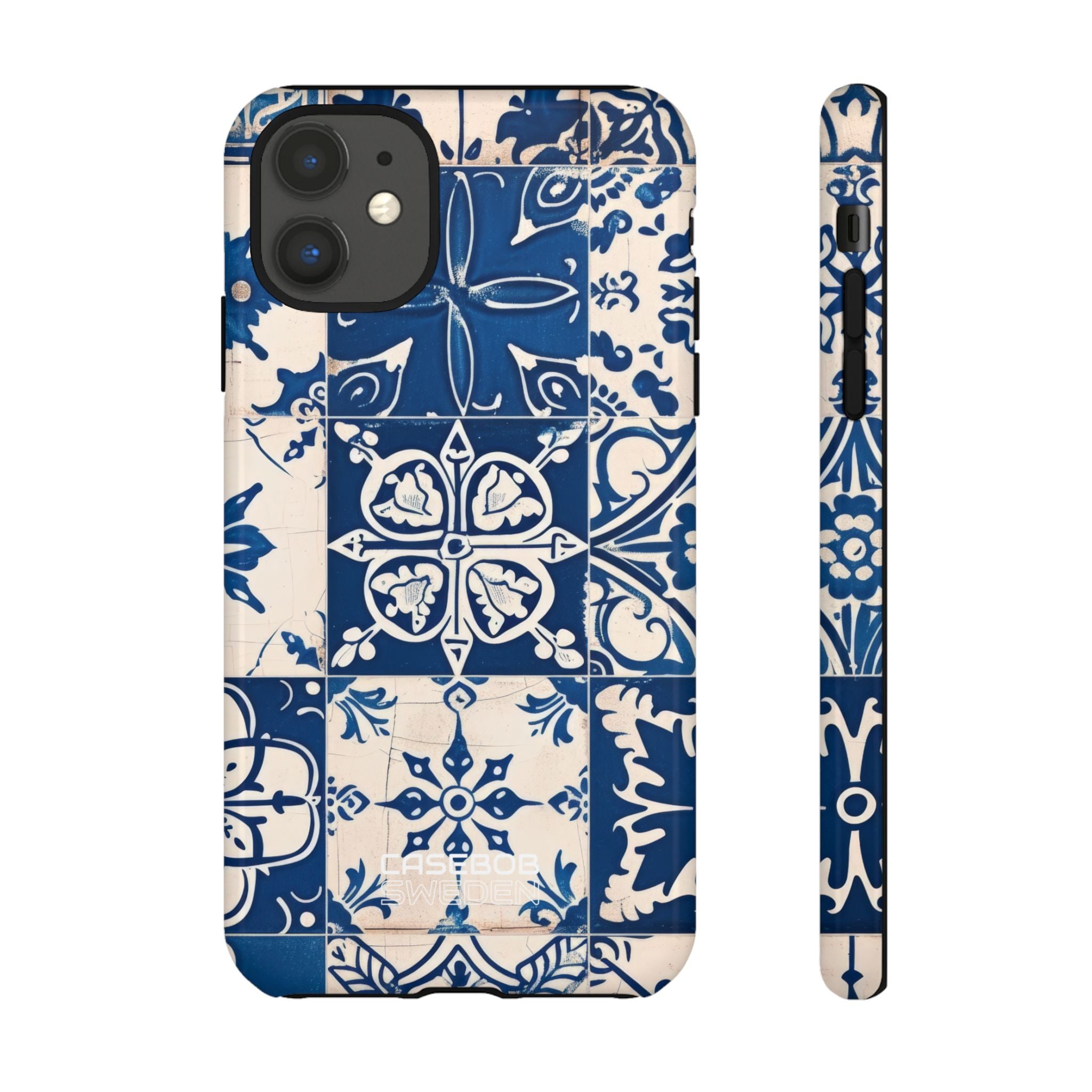 Ornate Blue Tiles iPhone 11 - Tough