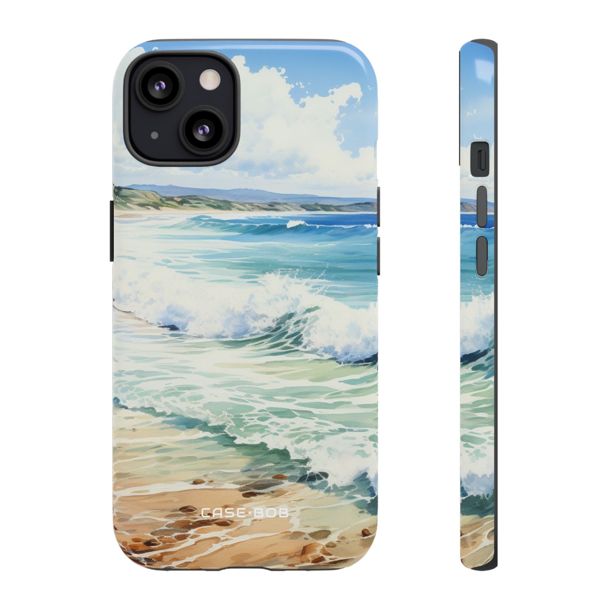 Foamy Wave Breeze iPhone 13 Case - Tough