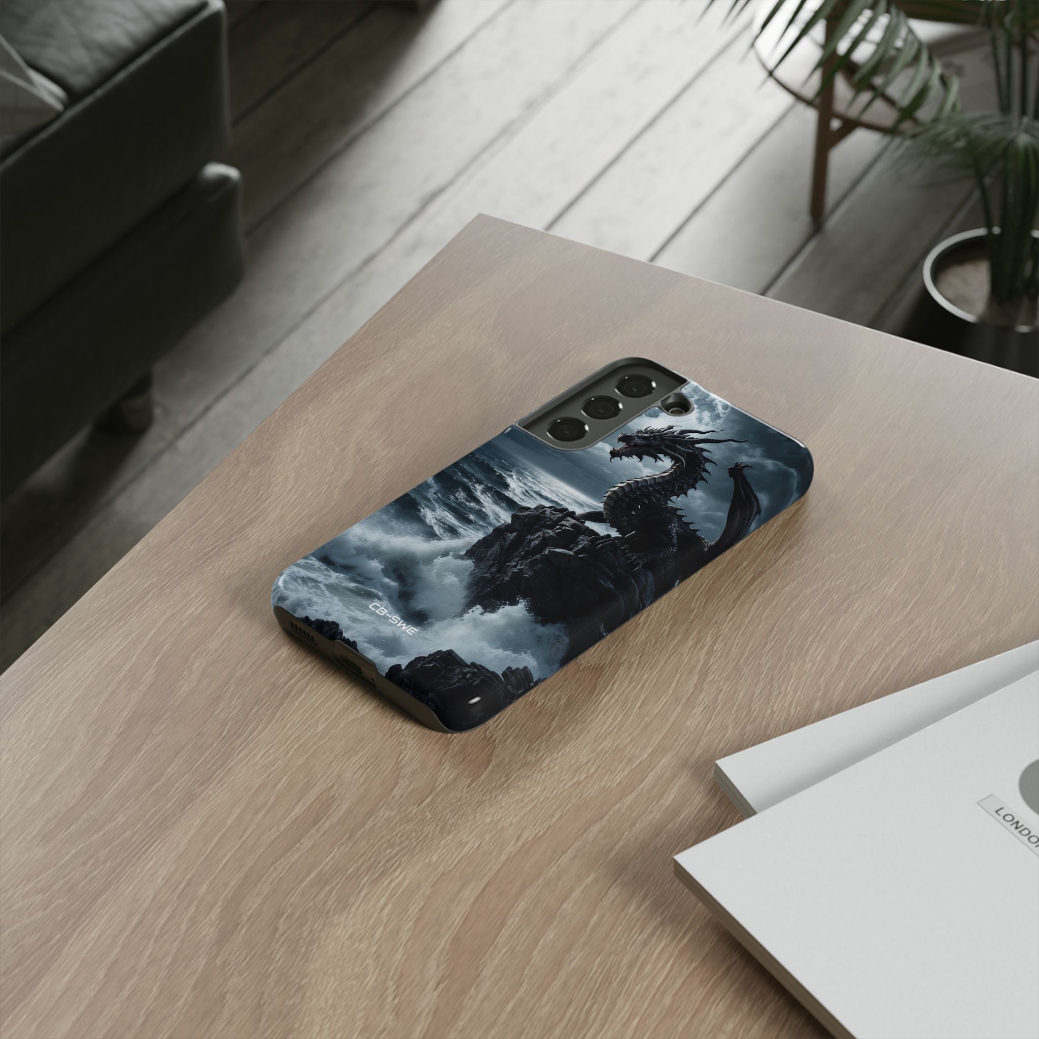 Dragon Roars Against Sea - Samsung Case