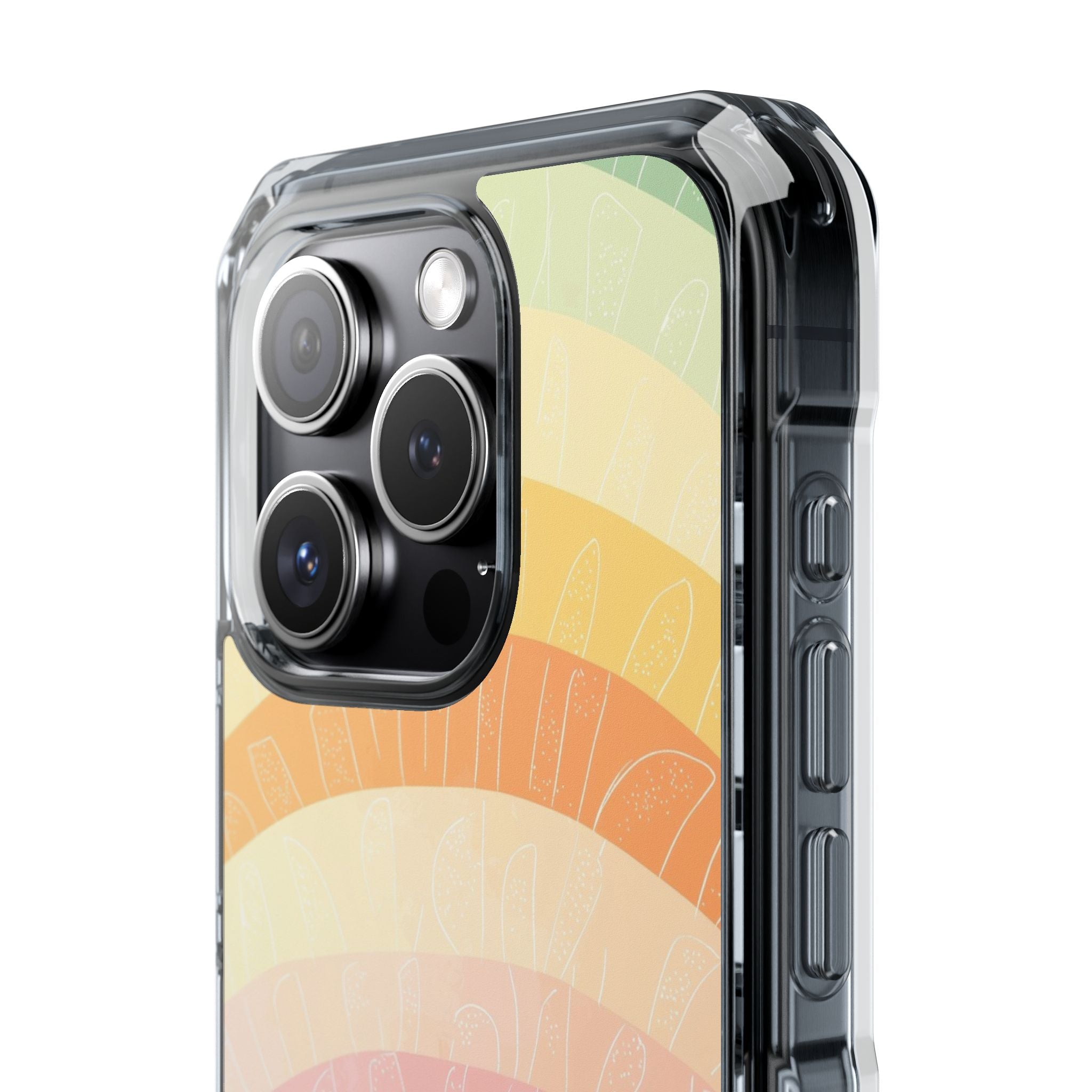 Pastel Rainbow Bands iPhone 15 Pro Case - Impact