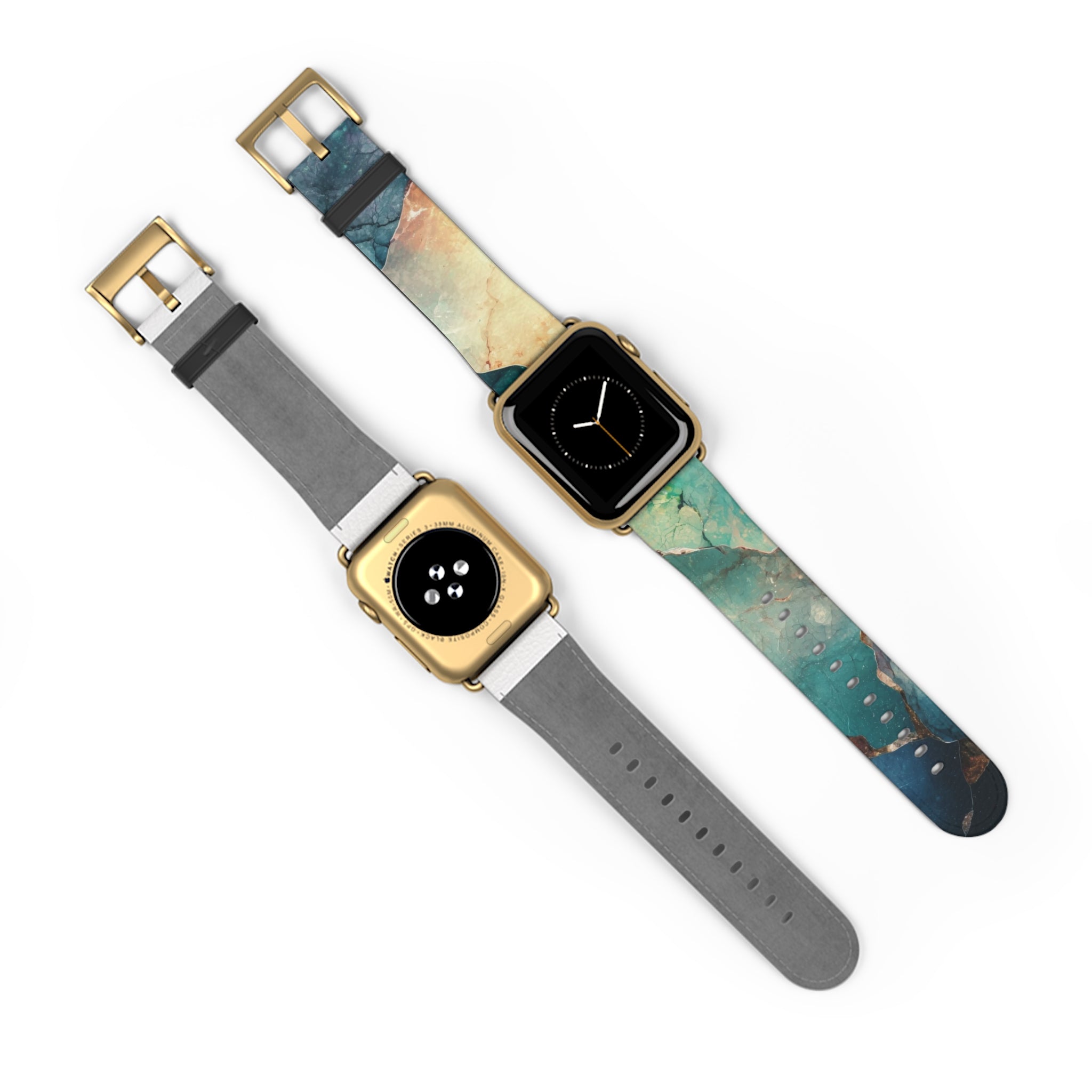 Fractured Gemstone Teal - Watch Band