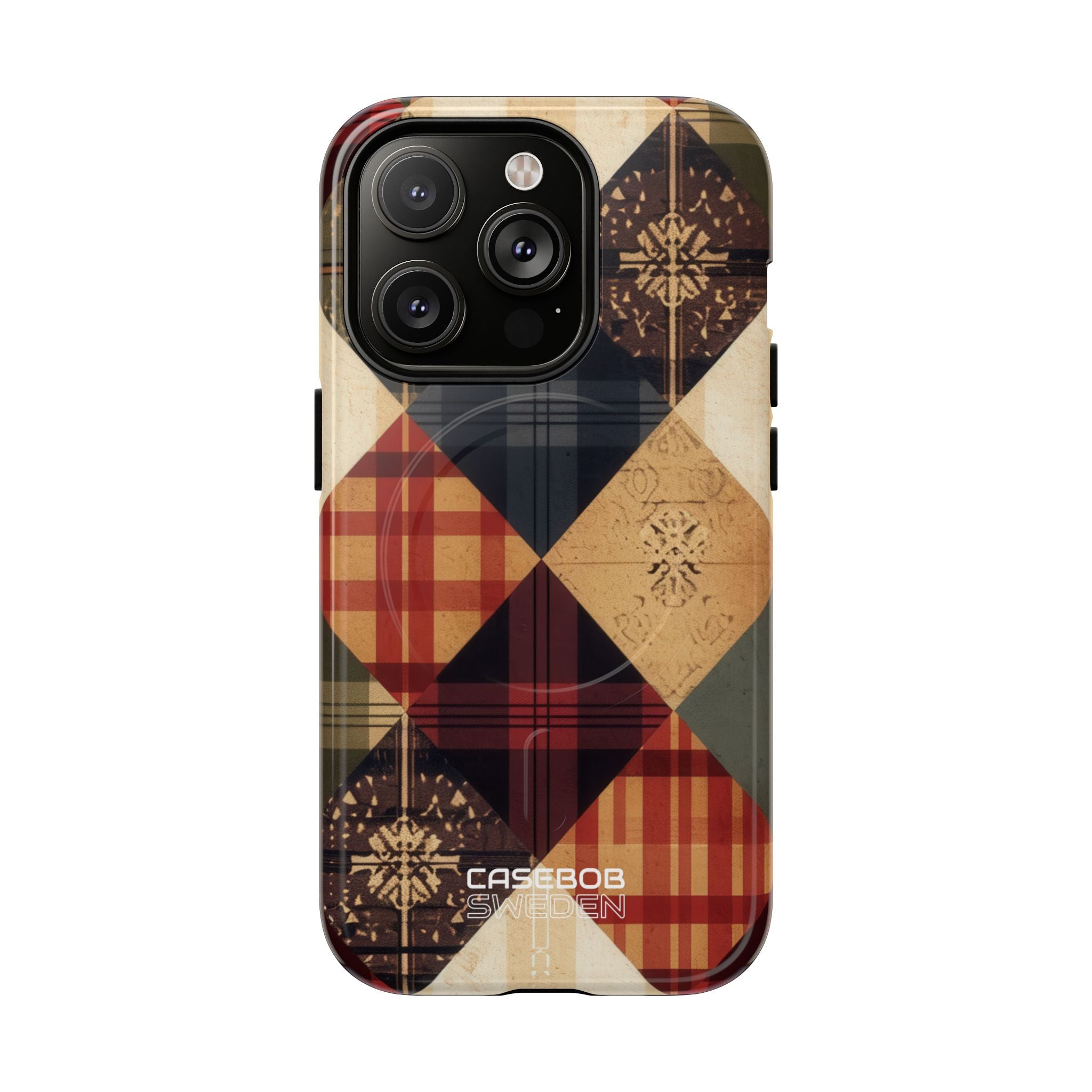 Rustic Quilt Charm iPhone 14 - Tough+