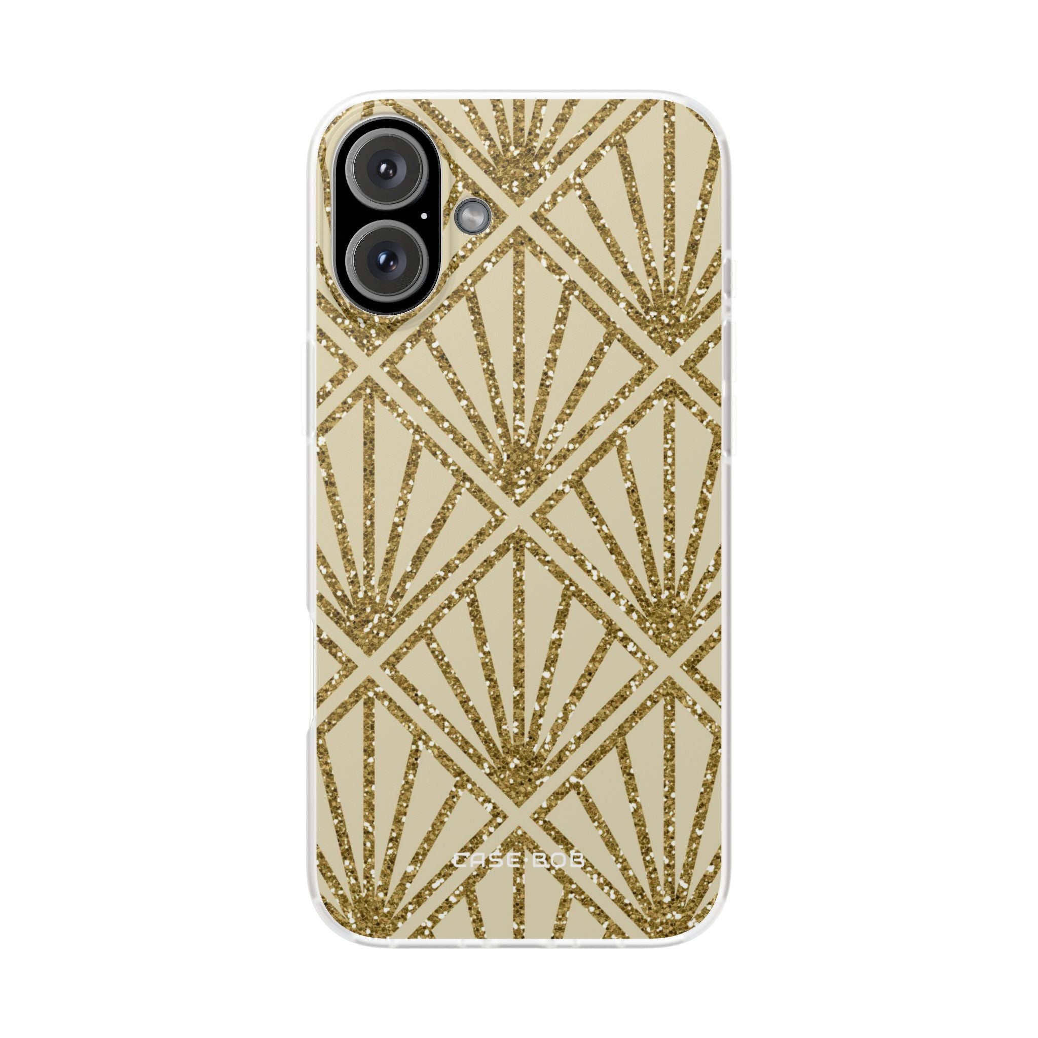 Gold Diamond Radiance iPhone 16 Plus Case - Soft