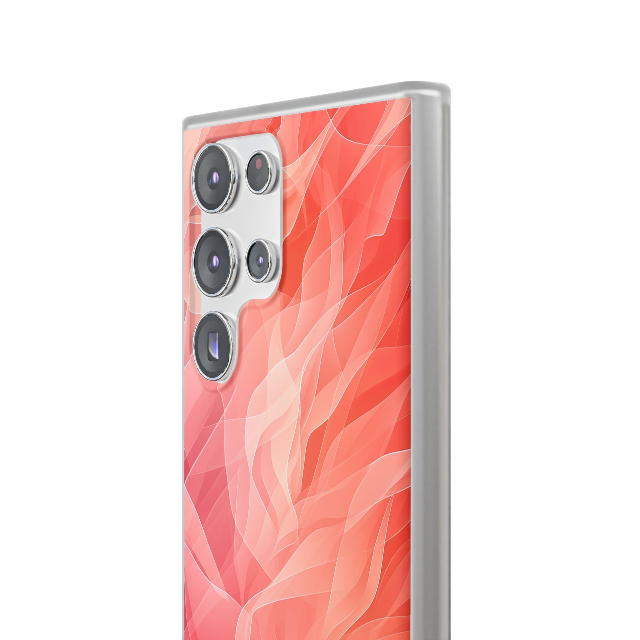 Peach Wave Drift Samsung S23 Ultra Case - Soft