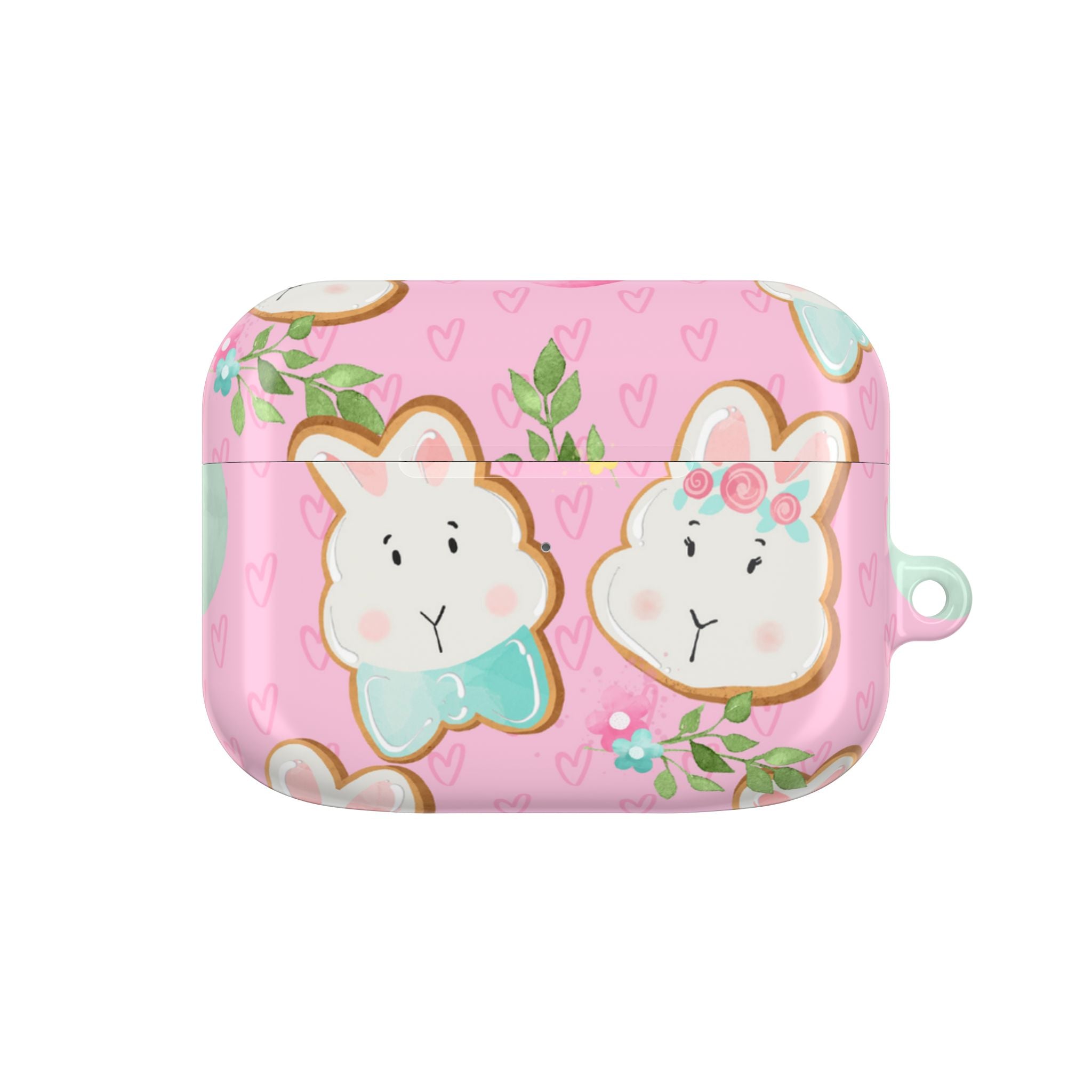 Blushing Bunny Bloom - AirPods Case