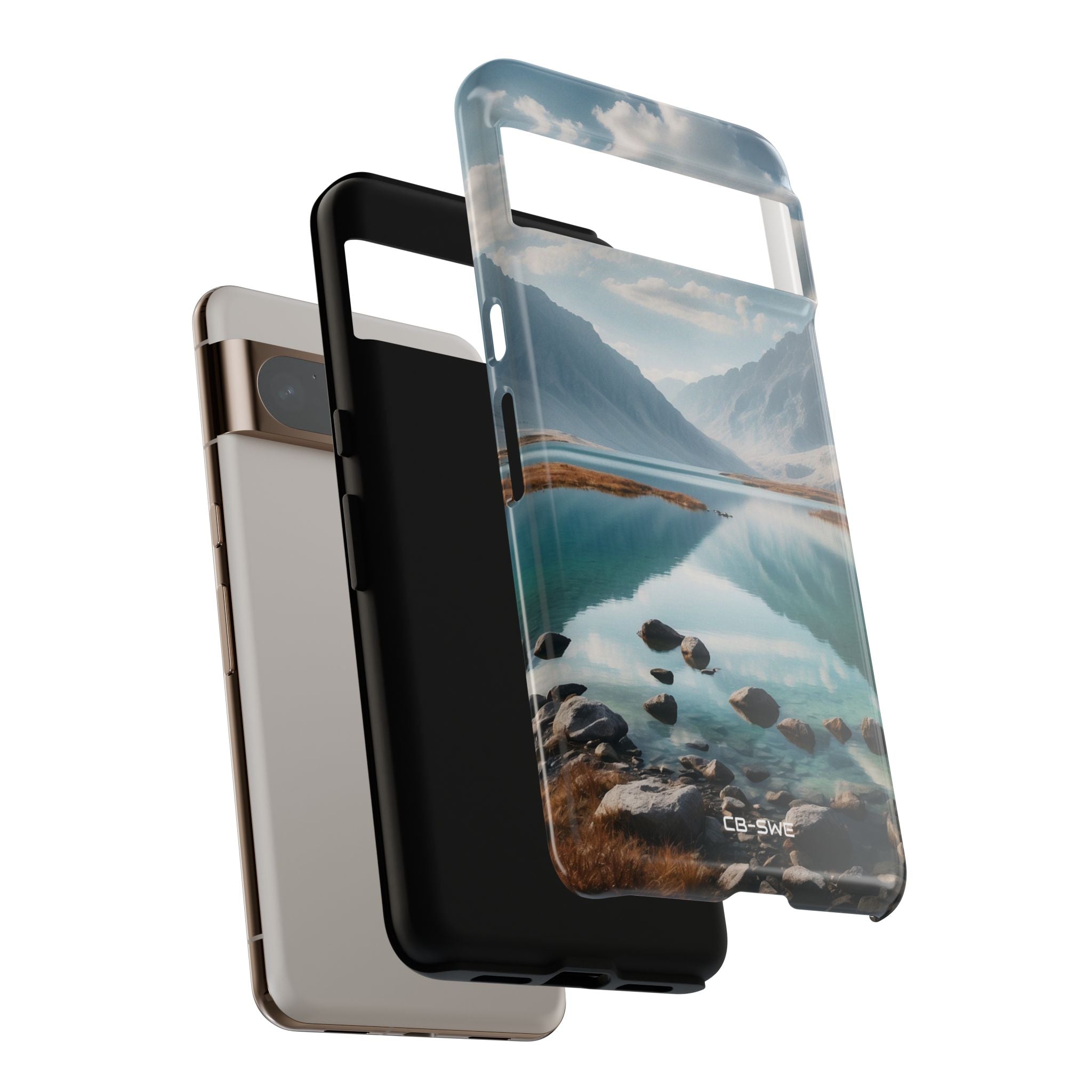 Mountain Reflections Swim - Google Pixel Case