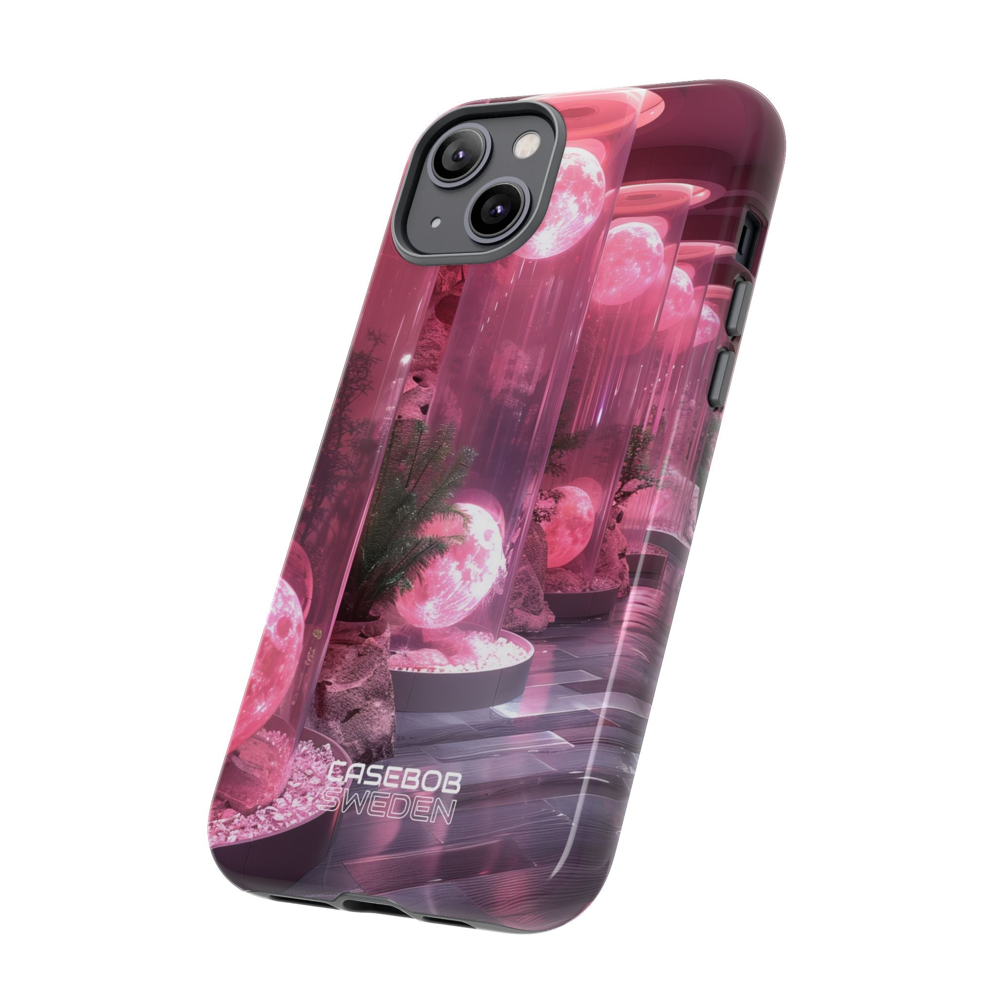 Futuristic Moon Garden iPhone 14 - Tough