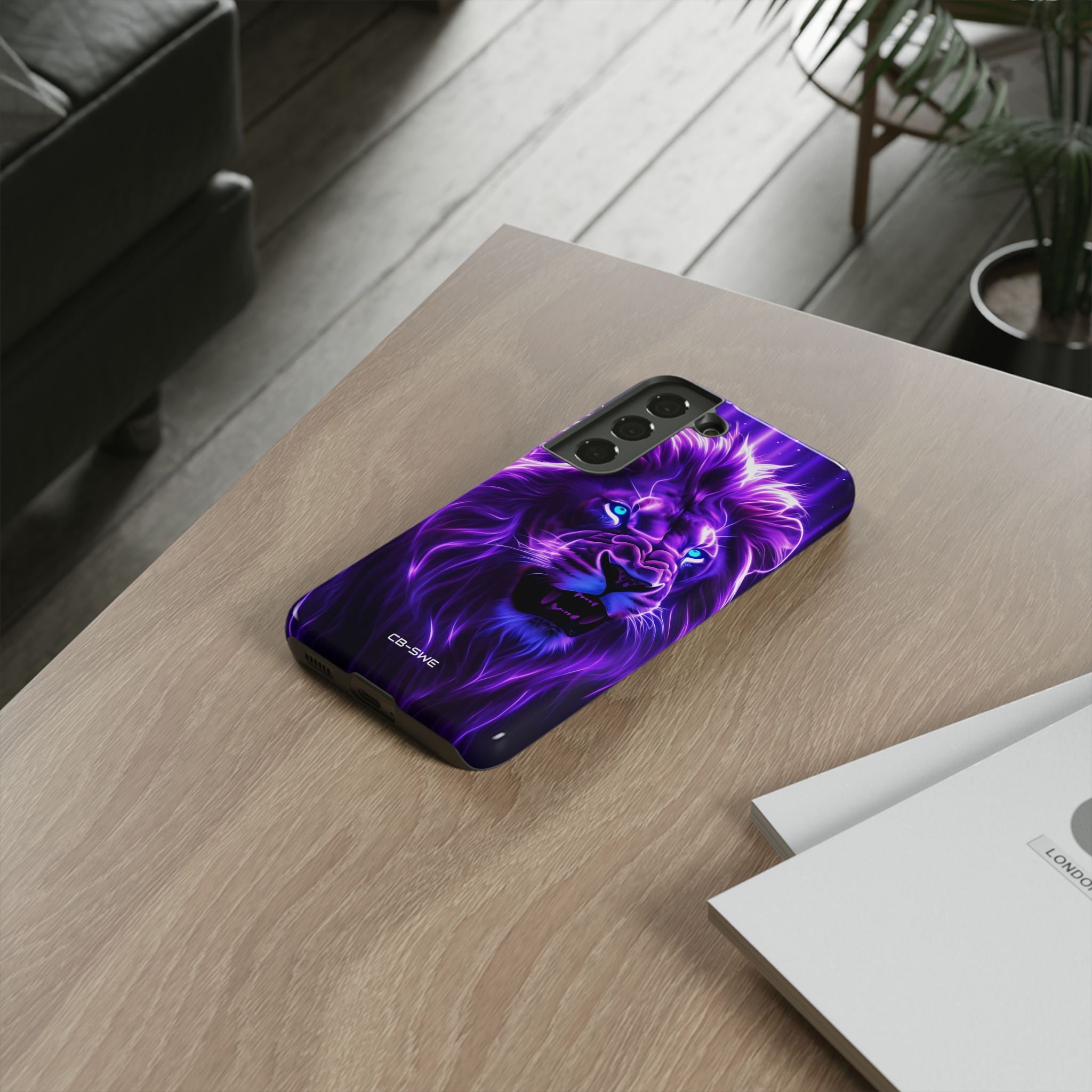 Neon Lion Majesty - Samsung Case