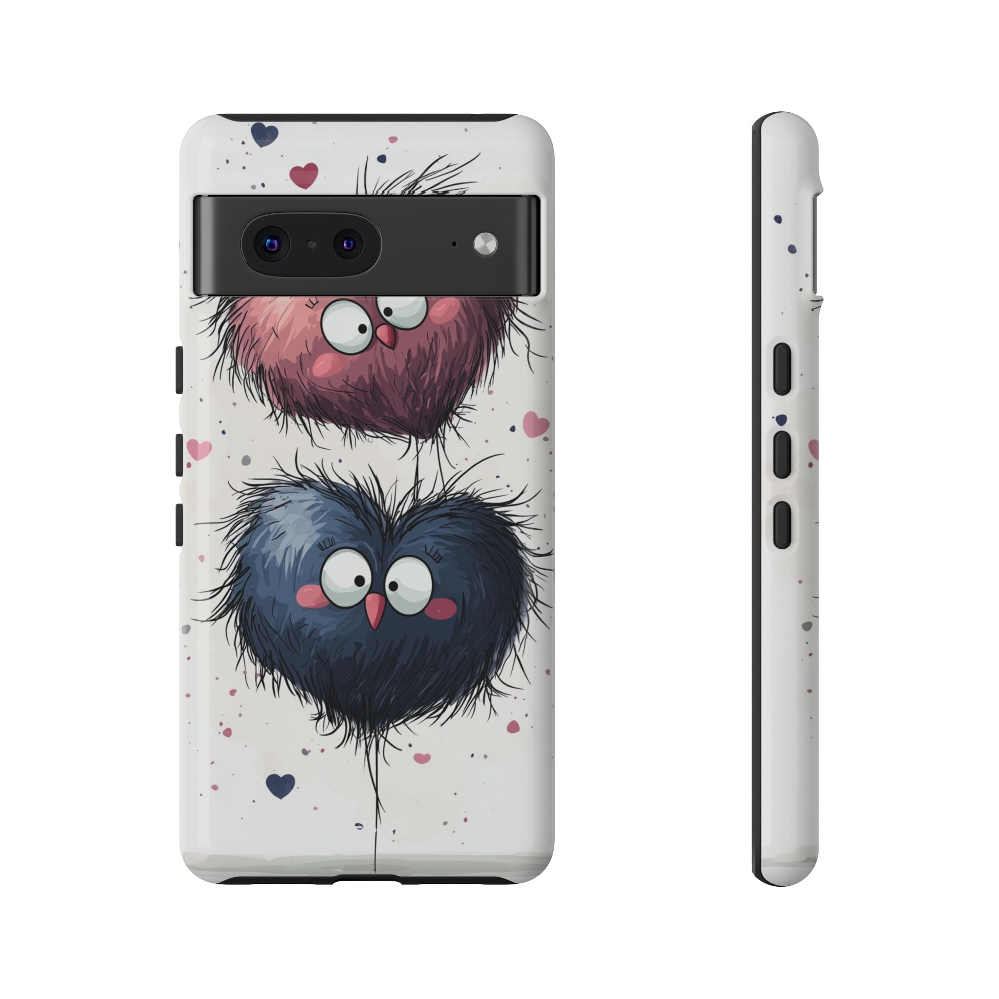 Fluffy Hearts Embrace - Google Pixel Case