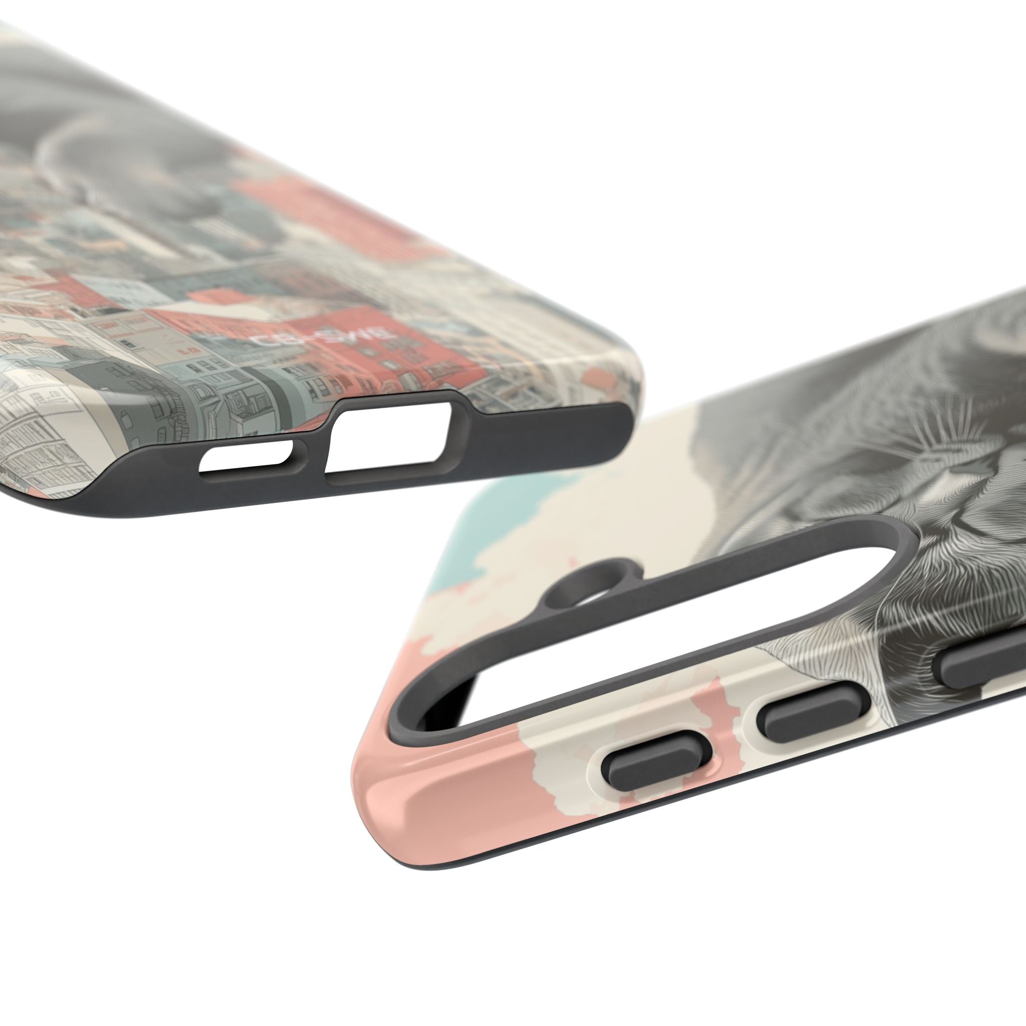 Cat Rests Over City - Samsung Case