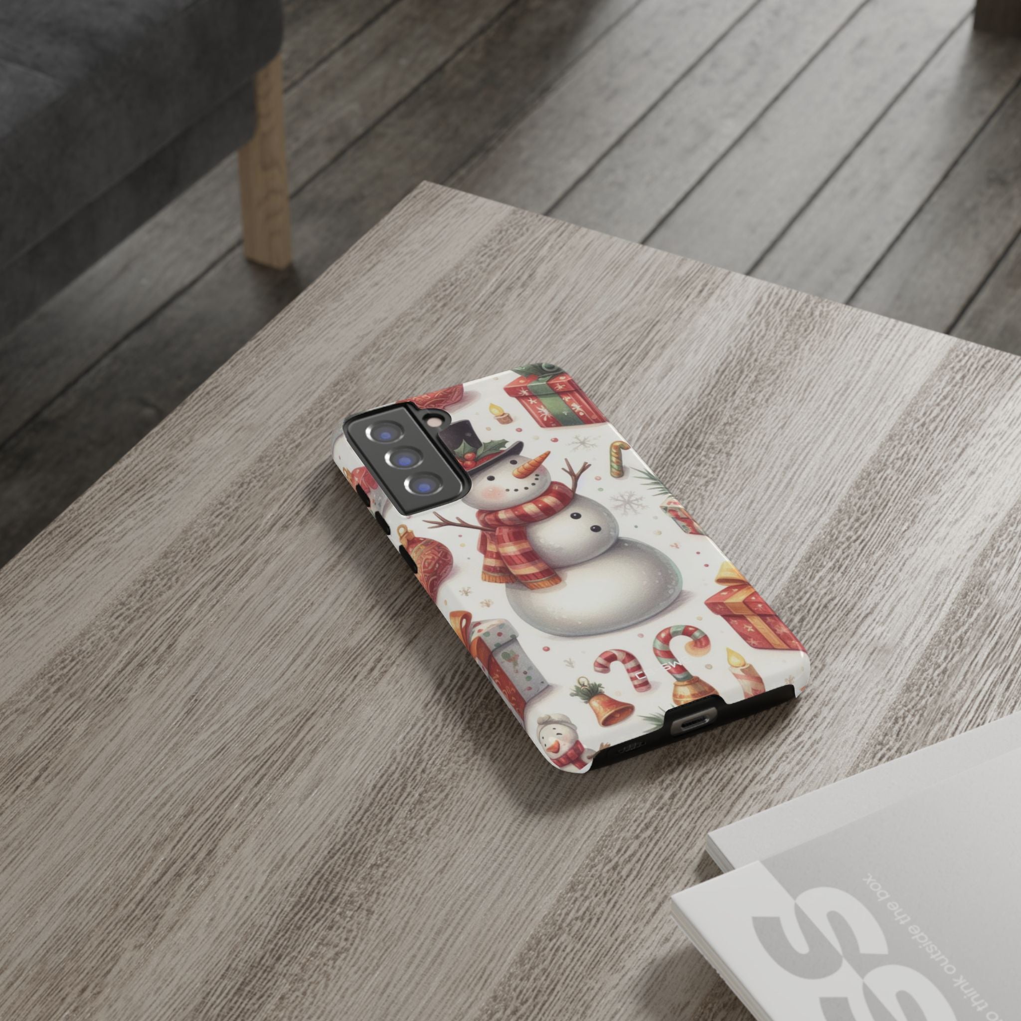 Snowman Wears Scarf - Samsung Case