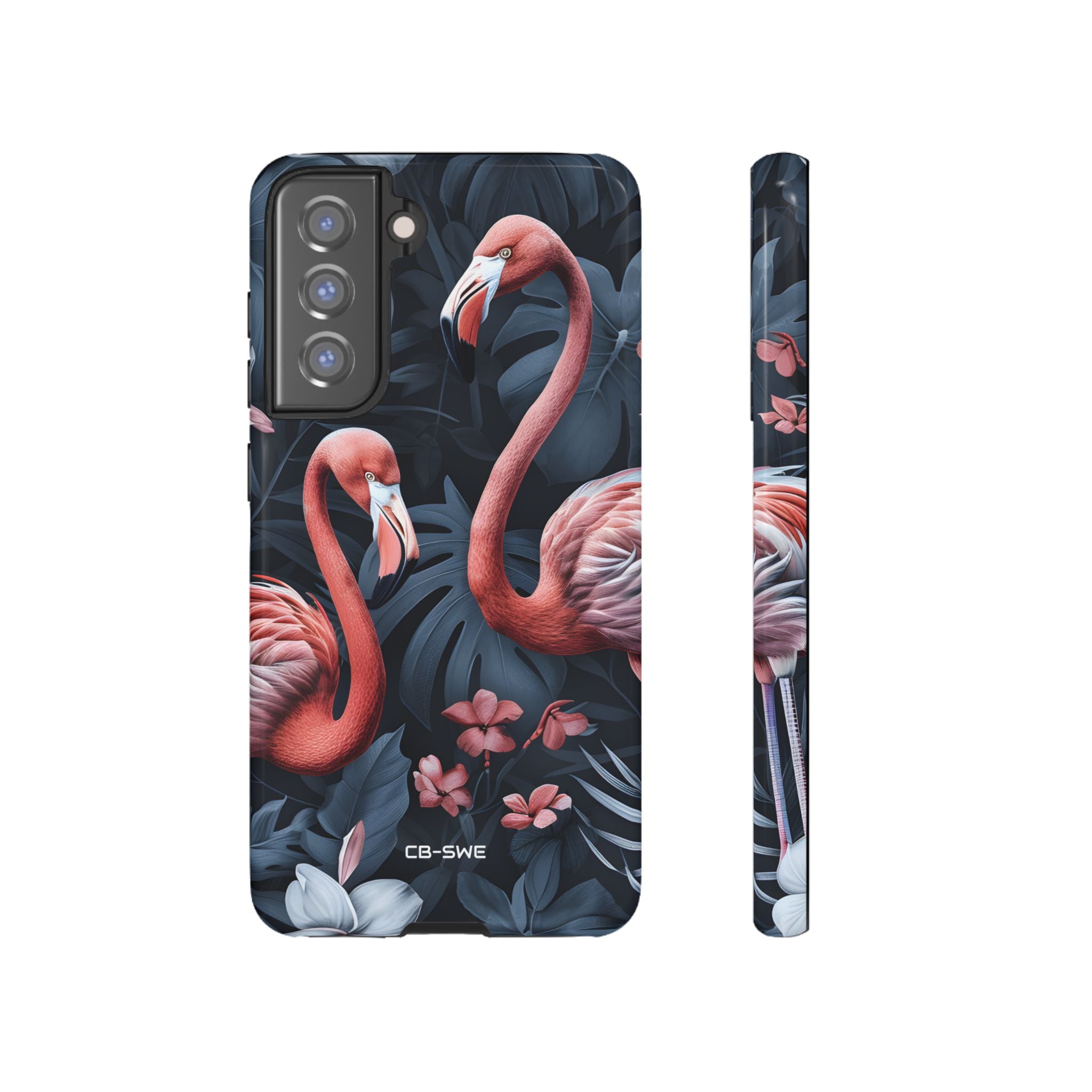 Flamingos Embrace Nature - Samsung Case