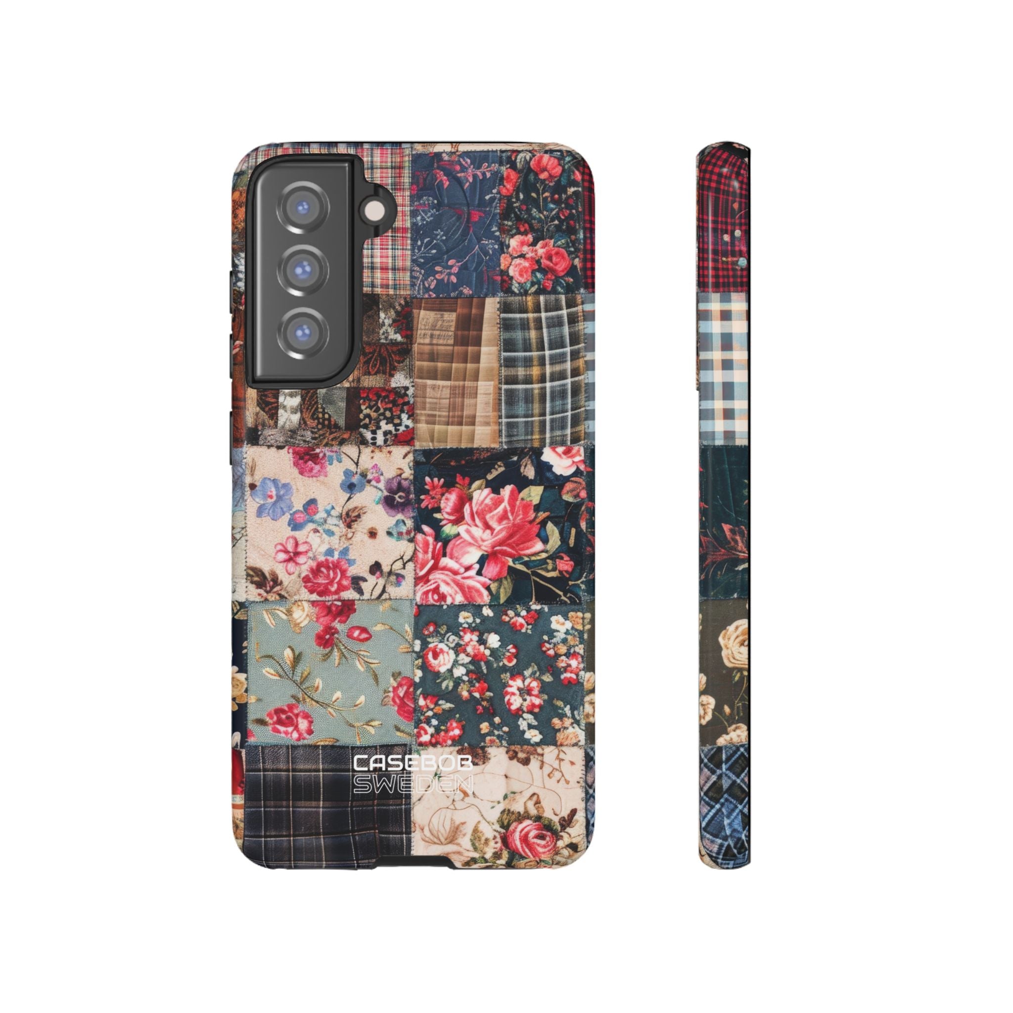 Trapunta floreale patchwork Samsung S21 - Tough