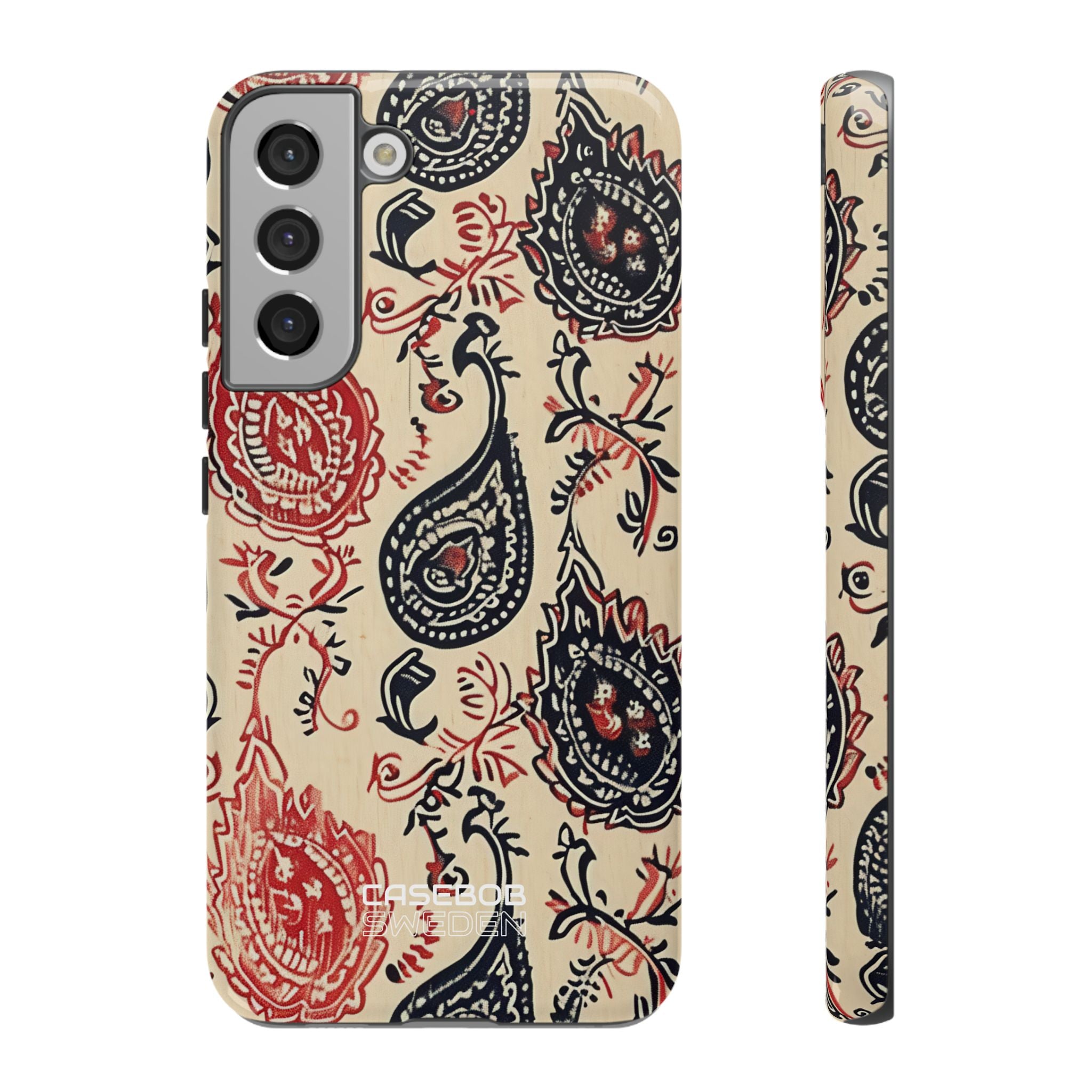Navy Paisley Swirl Samsung S22 - Tough