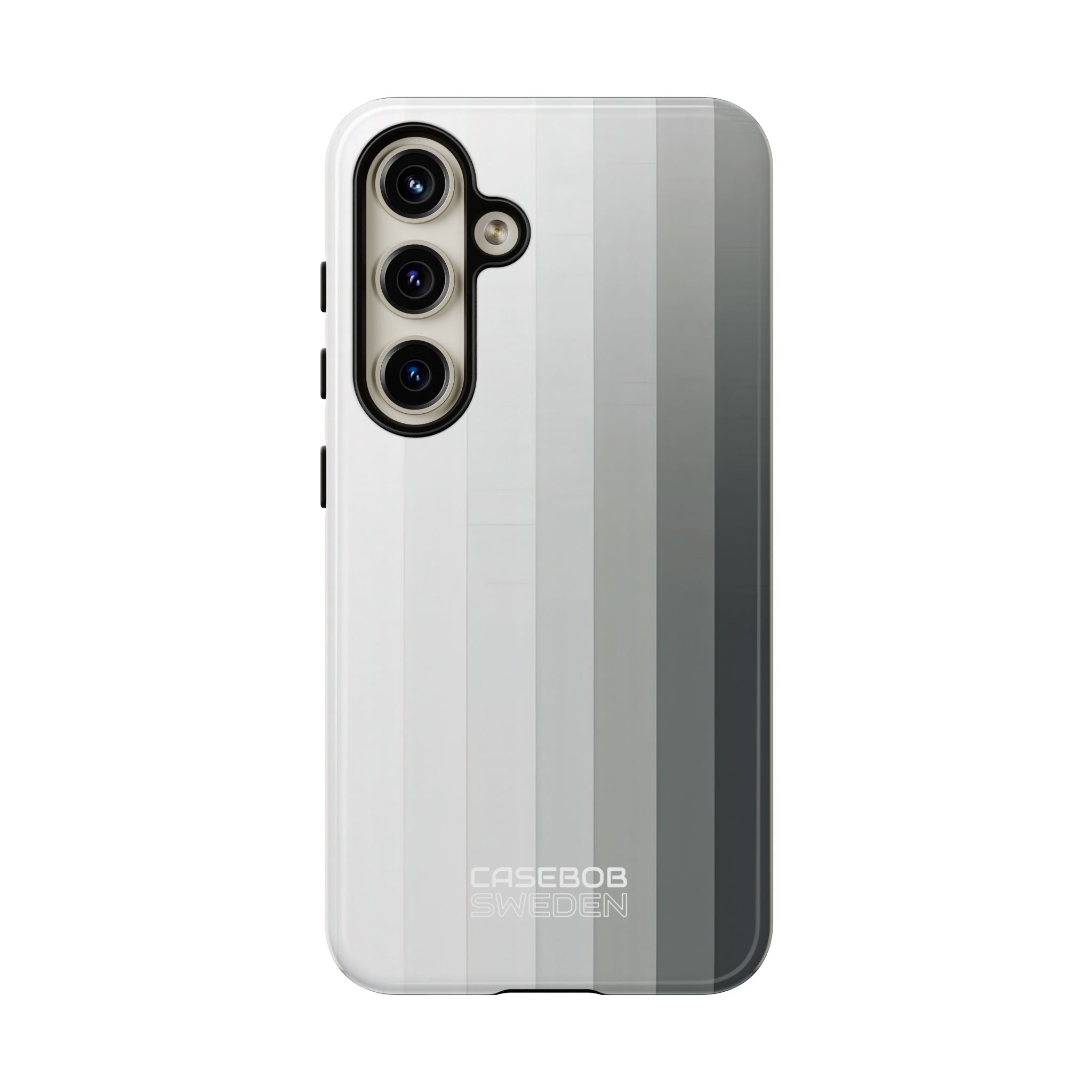 Silver Gradient Stripes Samsung S24 - Tough
