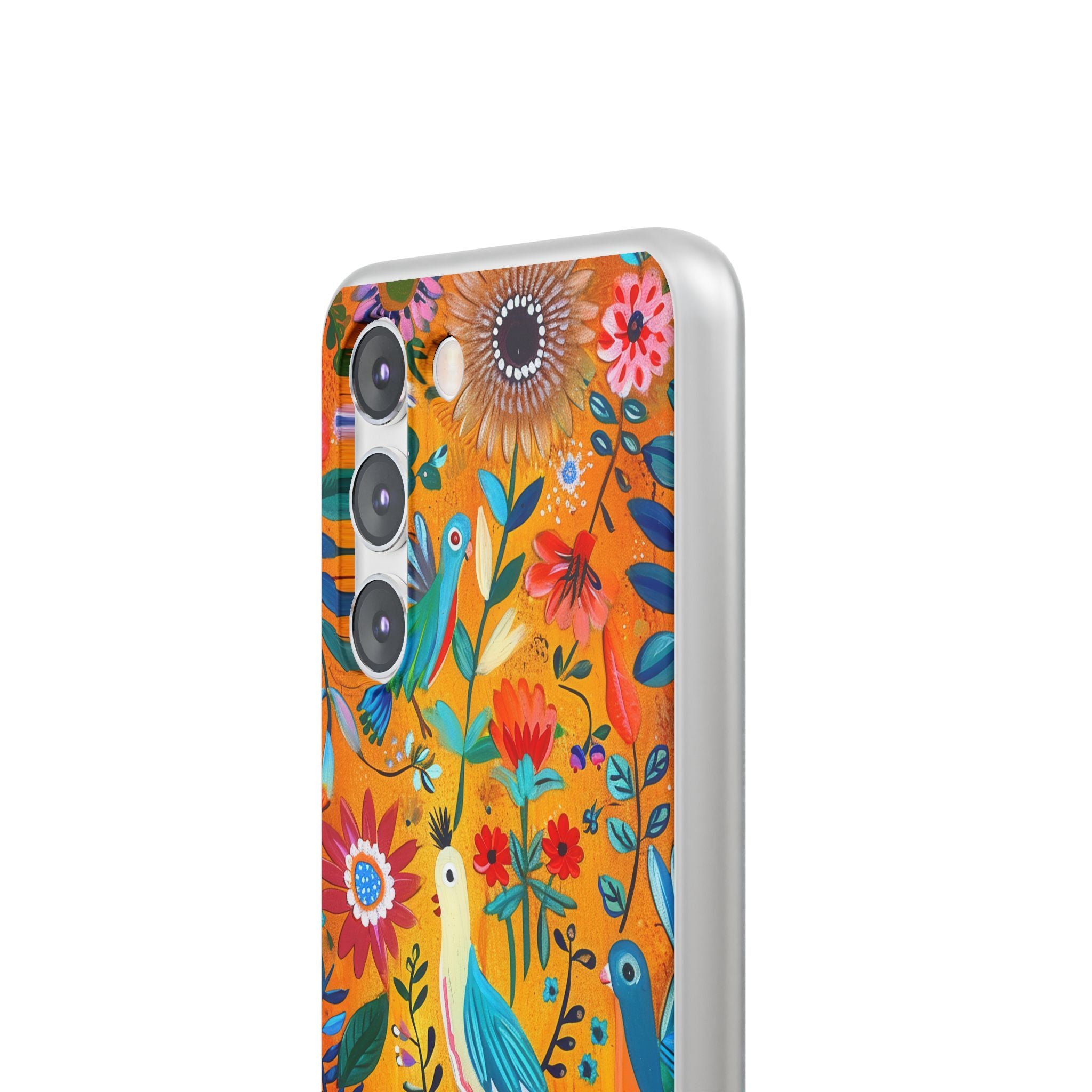 Colorful Birds Bloom Samsung S23 Case - Soft