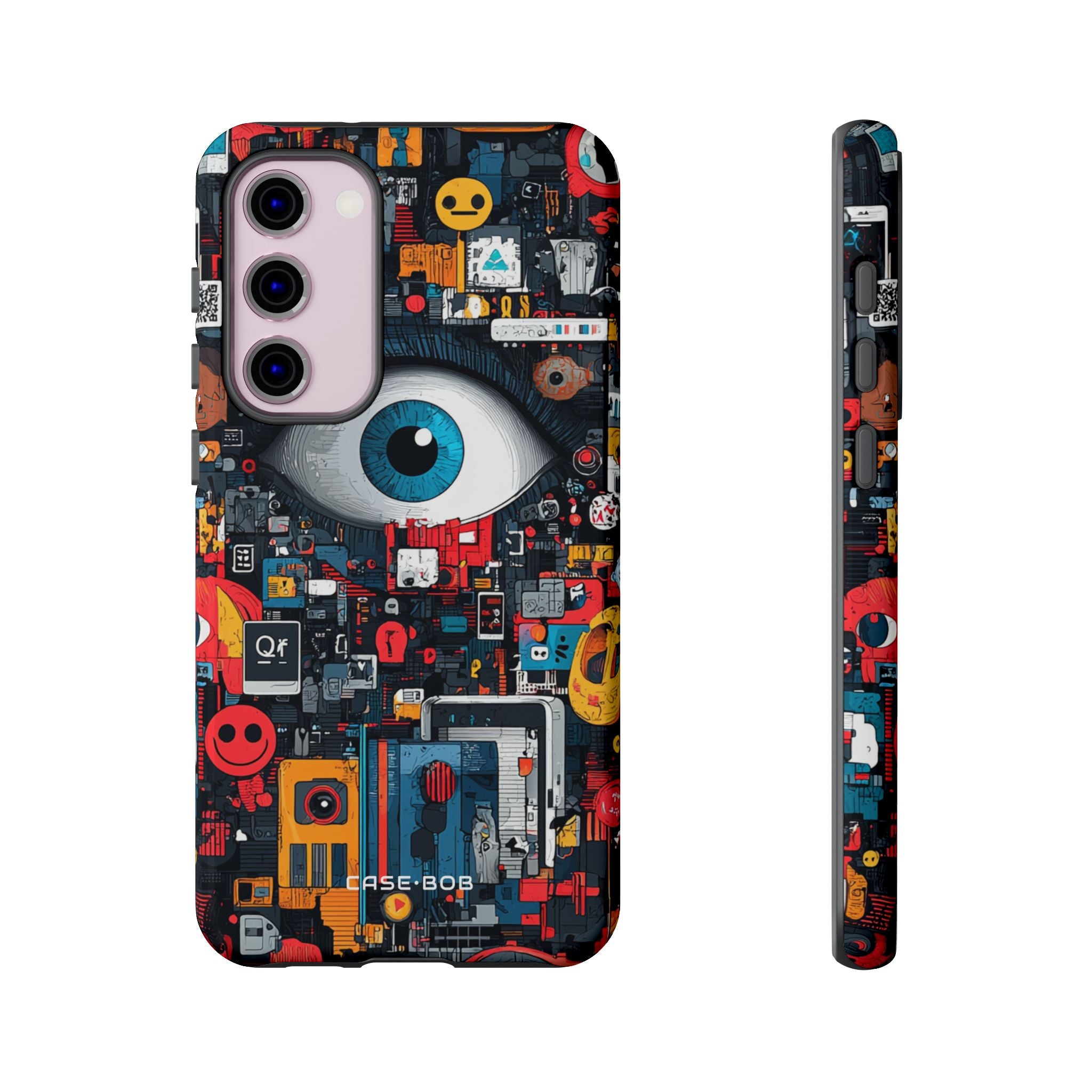 Digital Eye Blue Samsung S23 Plus Case - Tough