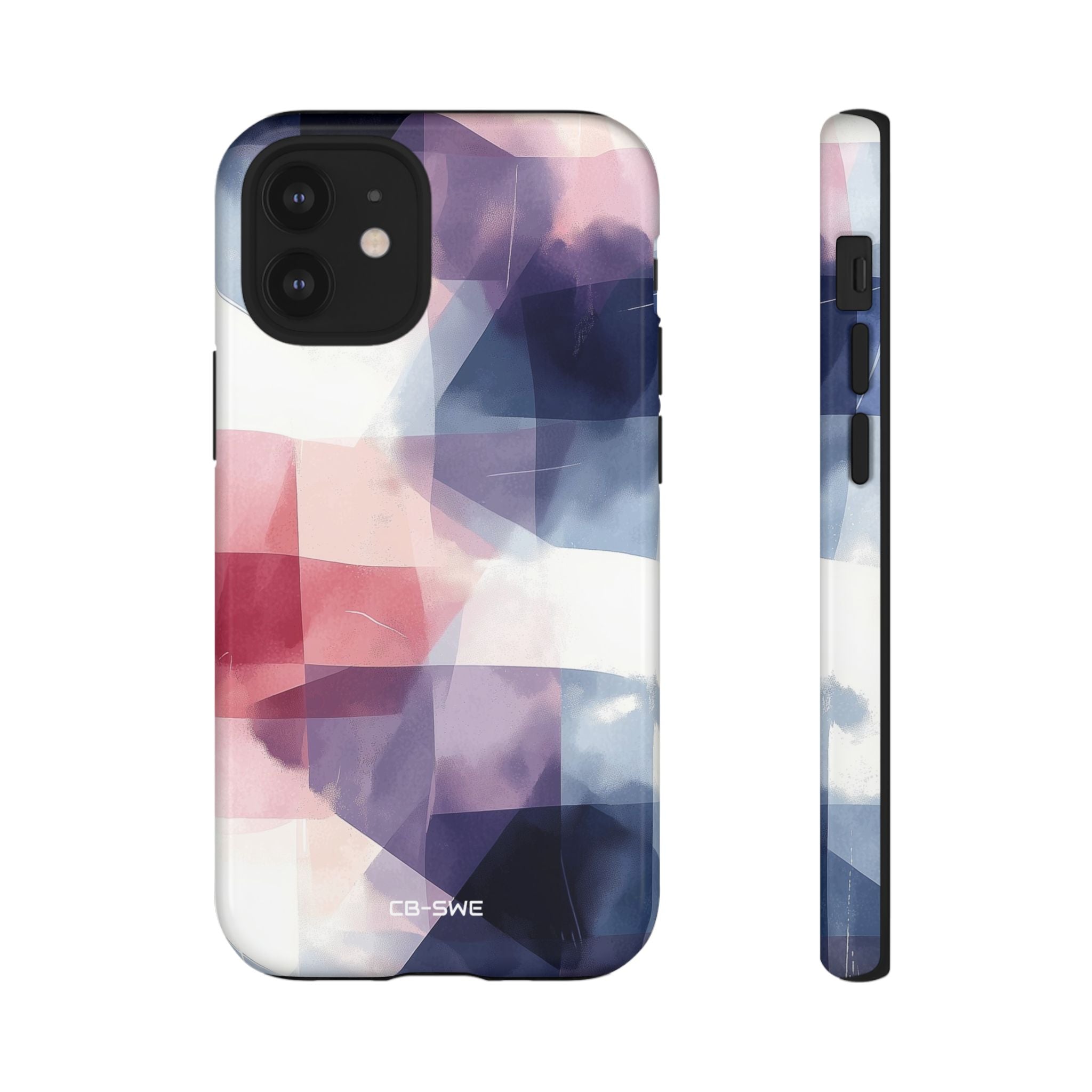 Fluid Shapes Merge - iPhone Case