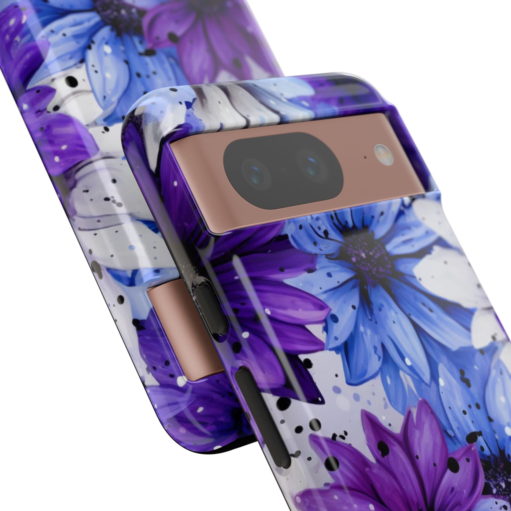 Vivid Splattered Blooms - Google Pixel Case