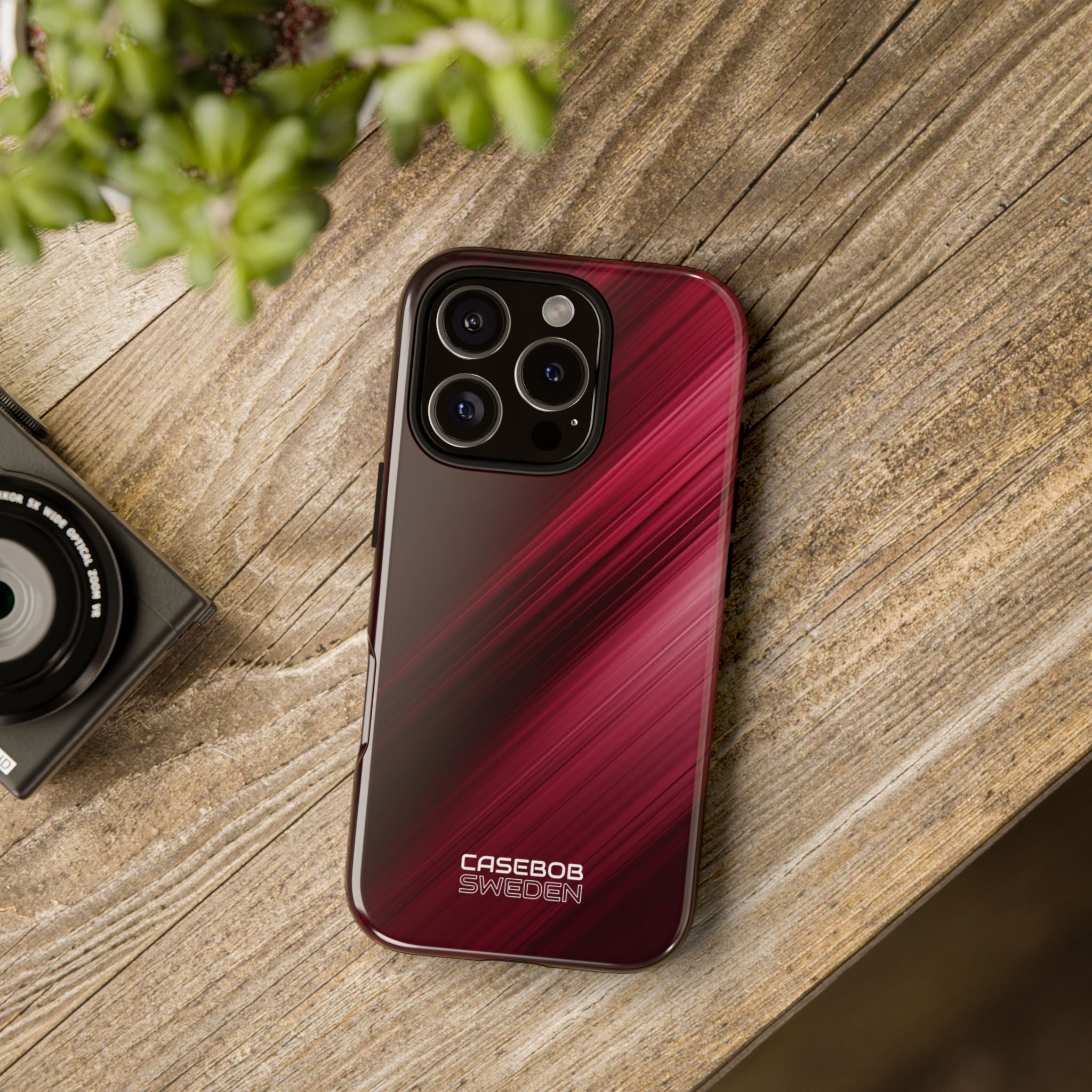 Crimson Drift Motion iPhone 16 - Tough