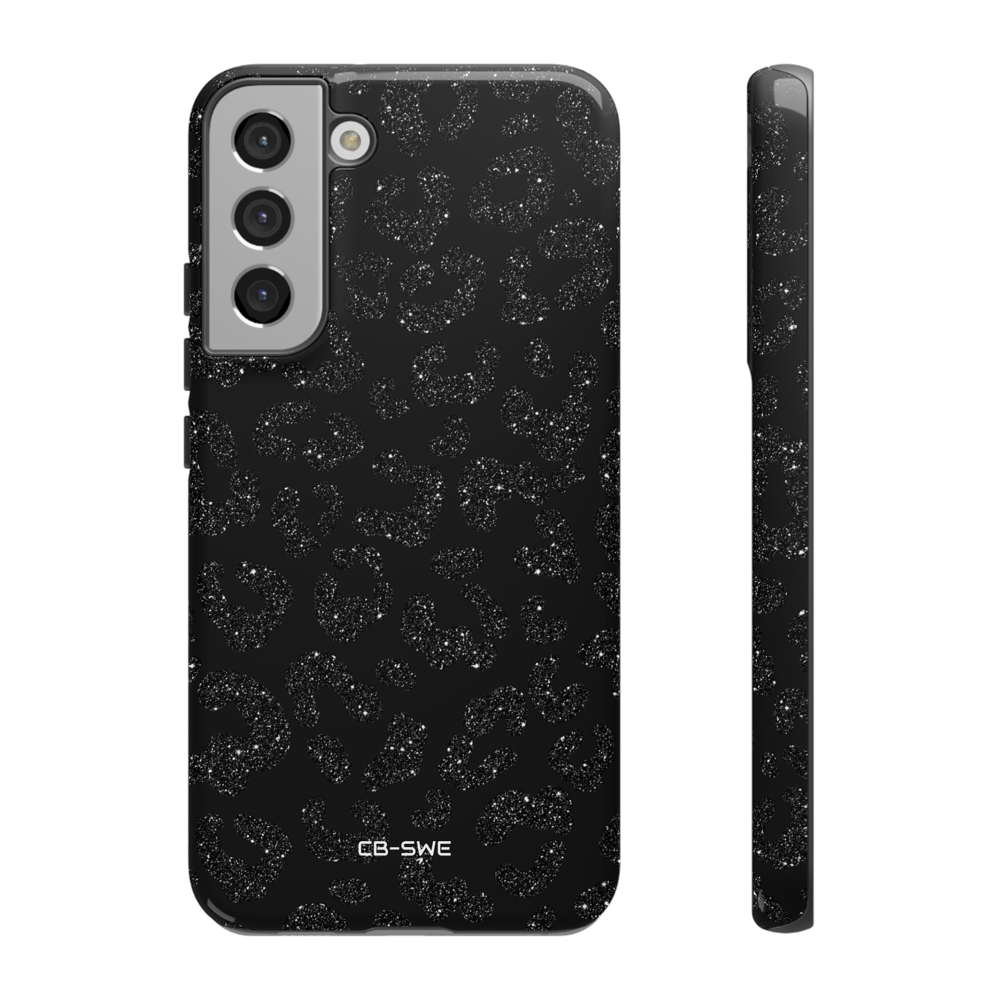 Glittery Leopard Elegance - Samsung Case