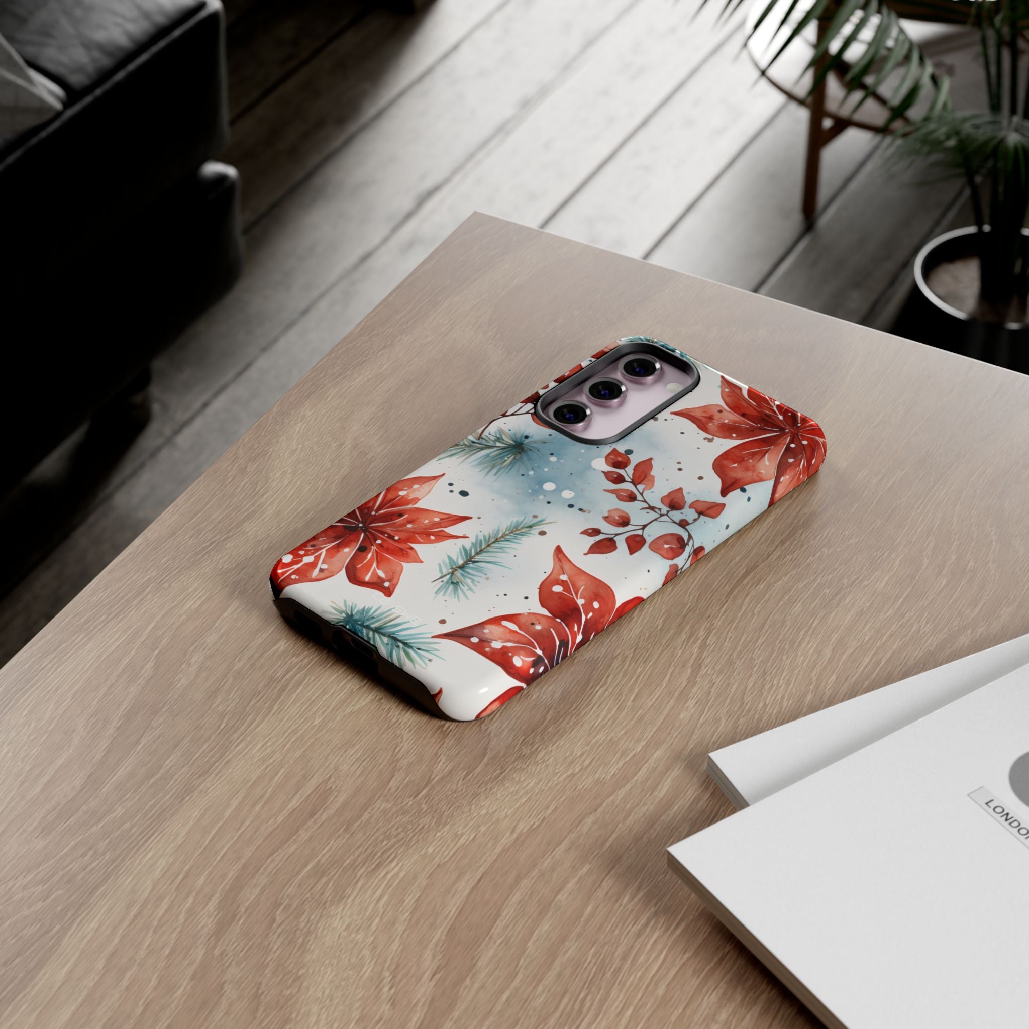 Poinsettias Bloom Bright - Samsung Case