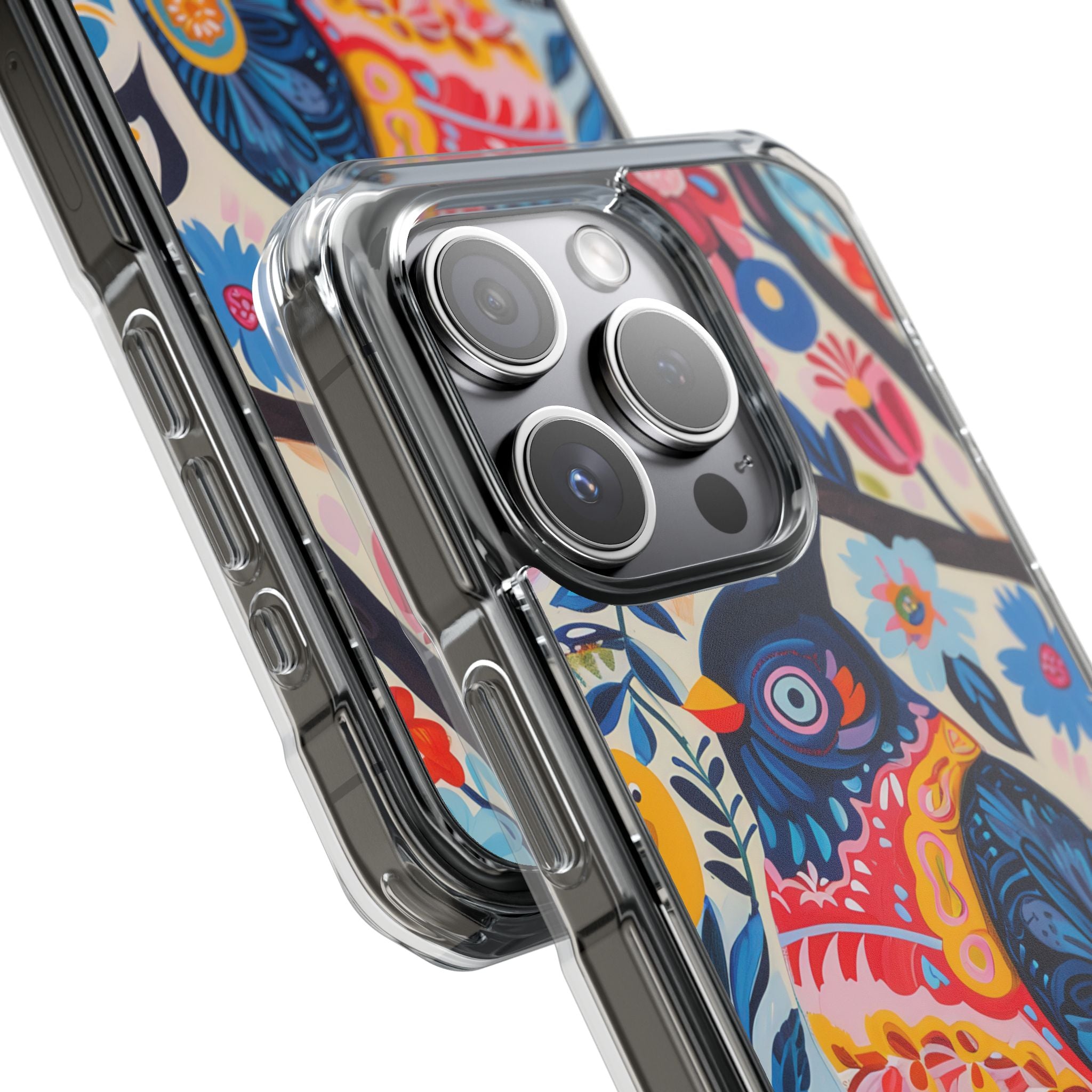 Owl Bloom iPhone 15 Pro Case - Impact