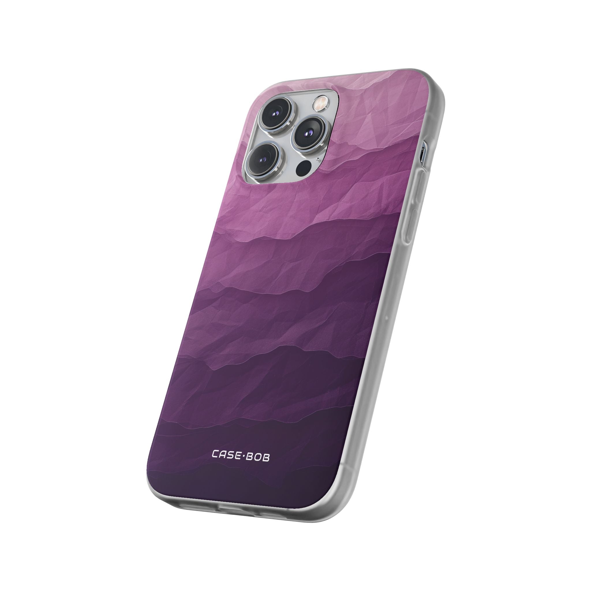Purple Wave Layers iPhone 14 Pro Max Case - Soft